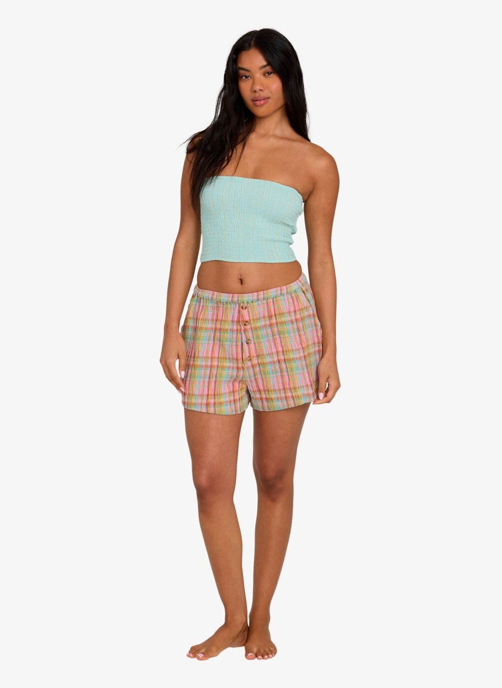 Shorts Sweet Check Short femme rose Billabong Shorts Sweet Check Short femme rose party pink