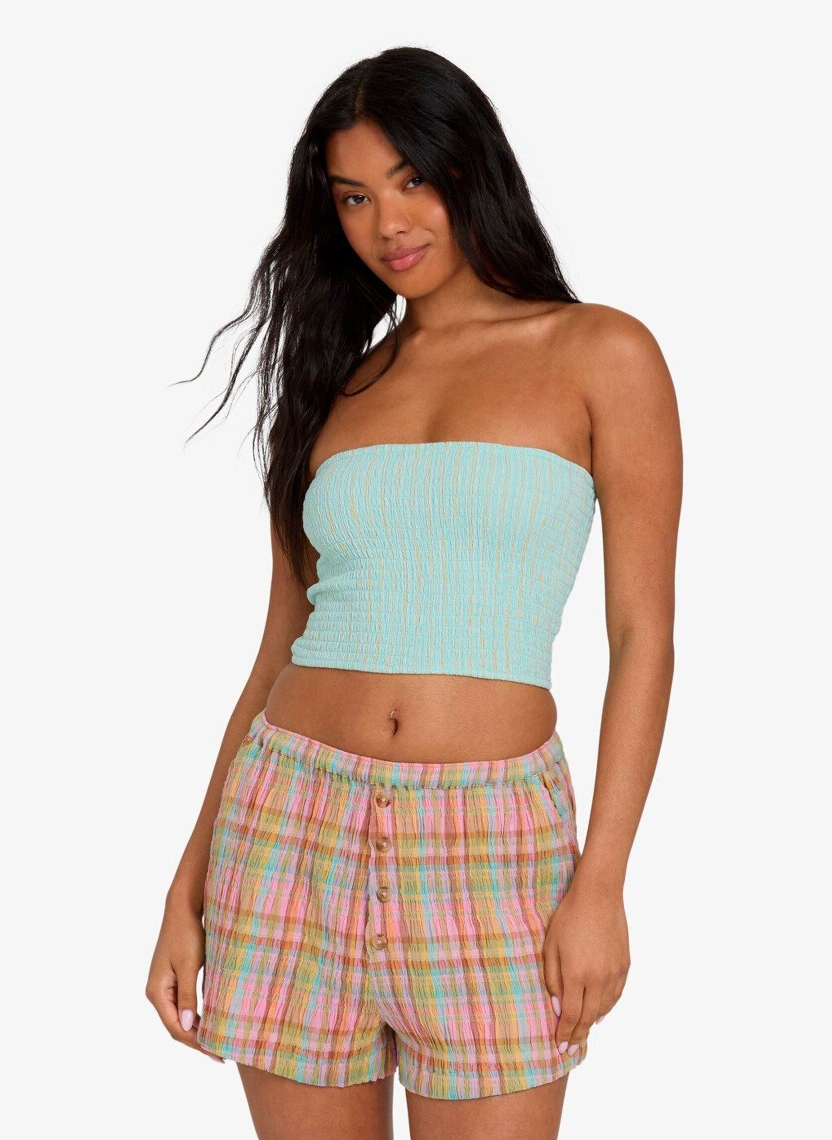 Shorts Sweet Check Short femme rose Billabong Shorts Sweet Check Short femme rose party pink
