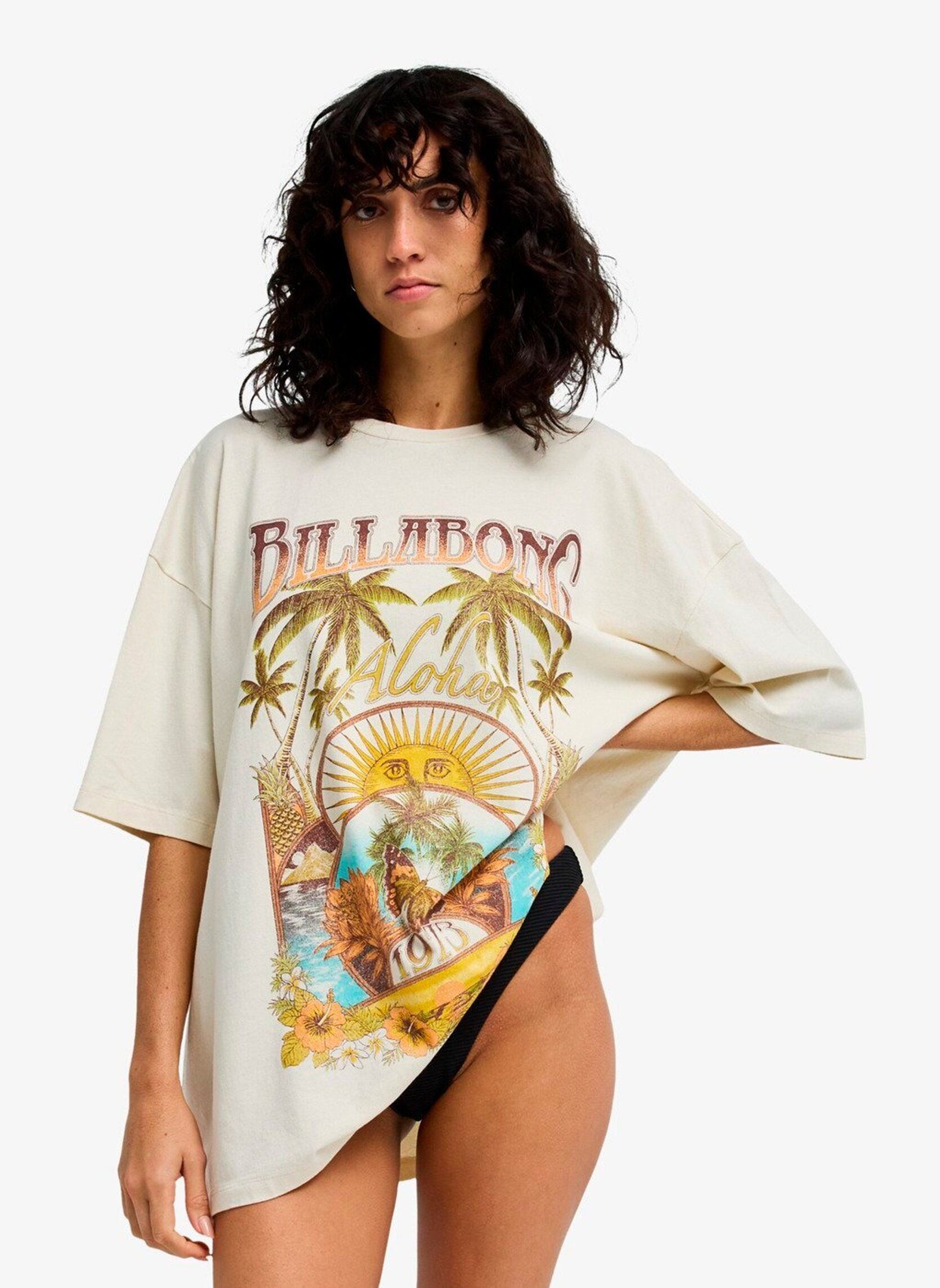 T-Shirts Forever Dawn damen beige Billabong T-Shirts Forever Dawn damen beige White Cap