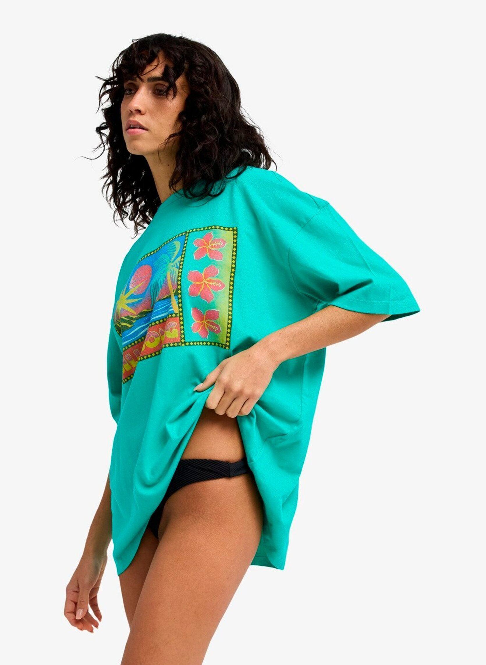 T-Shirts Summer Heat damen grün Billabong T-Shirts Summer Heat damen grün Green Tropics