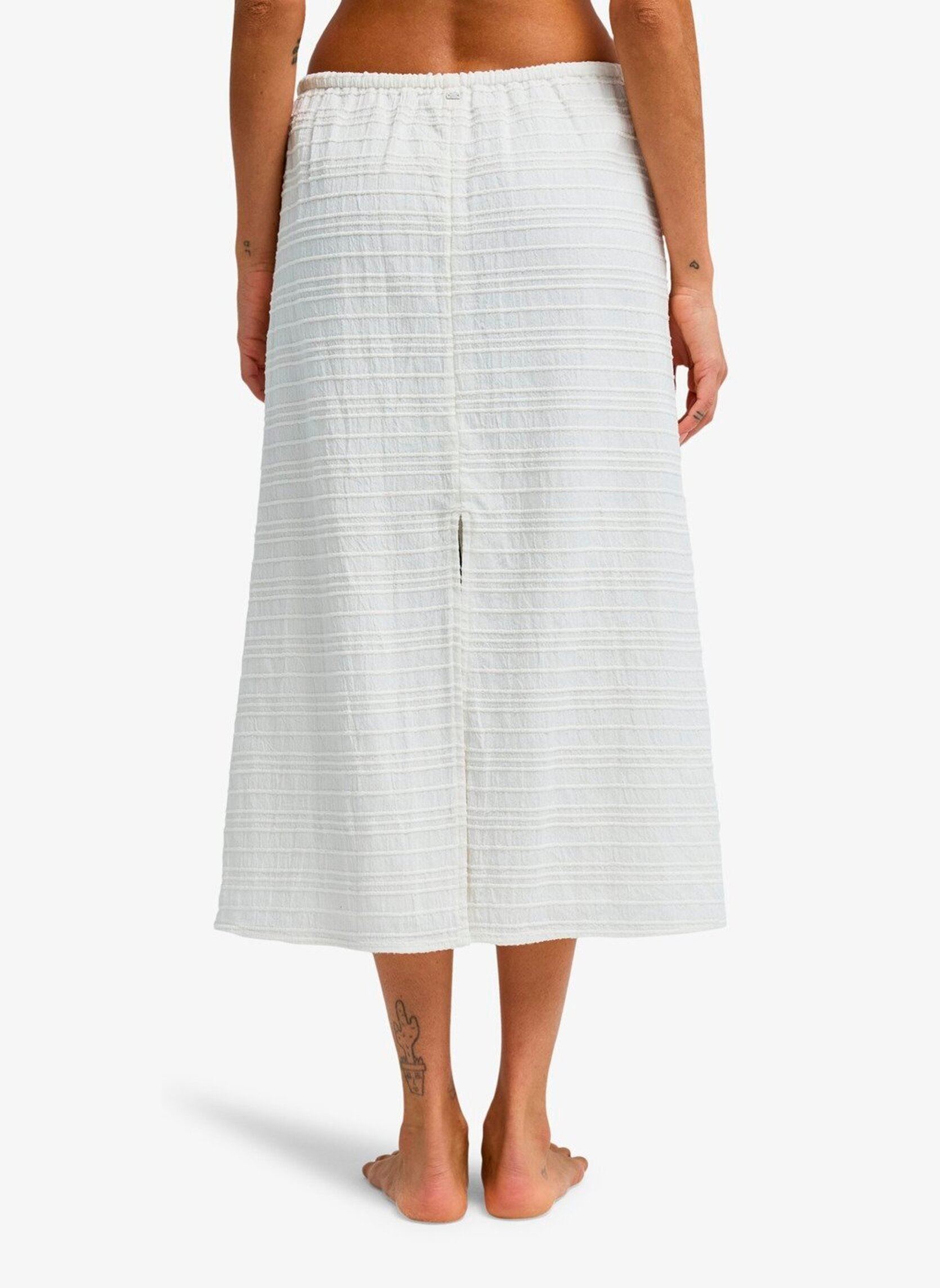Jupes longues Your Call Skirt femme blanc Billabong Jupes longues Your Call Skirt femme blanc SALT CRYSTAL