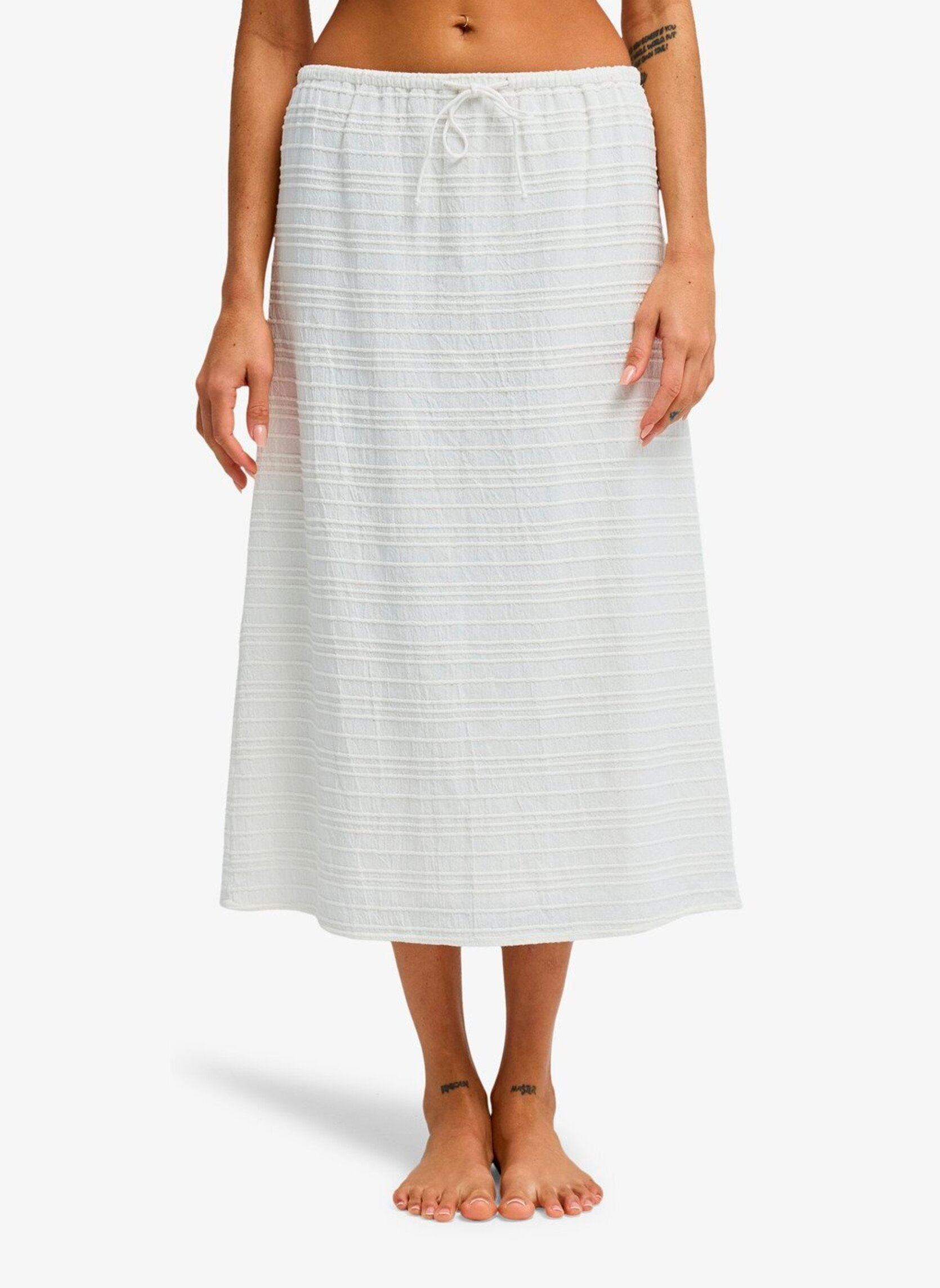 Jupes longues Your Call Skirt femme blanc Billabong Jupes longues Your Call Skirt femme blanc SALT CRYSTAL