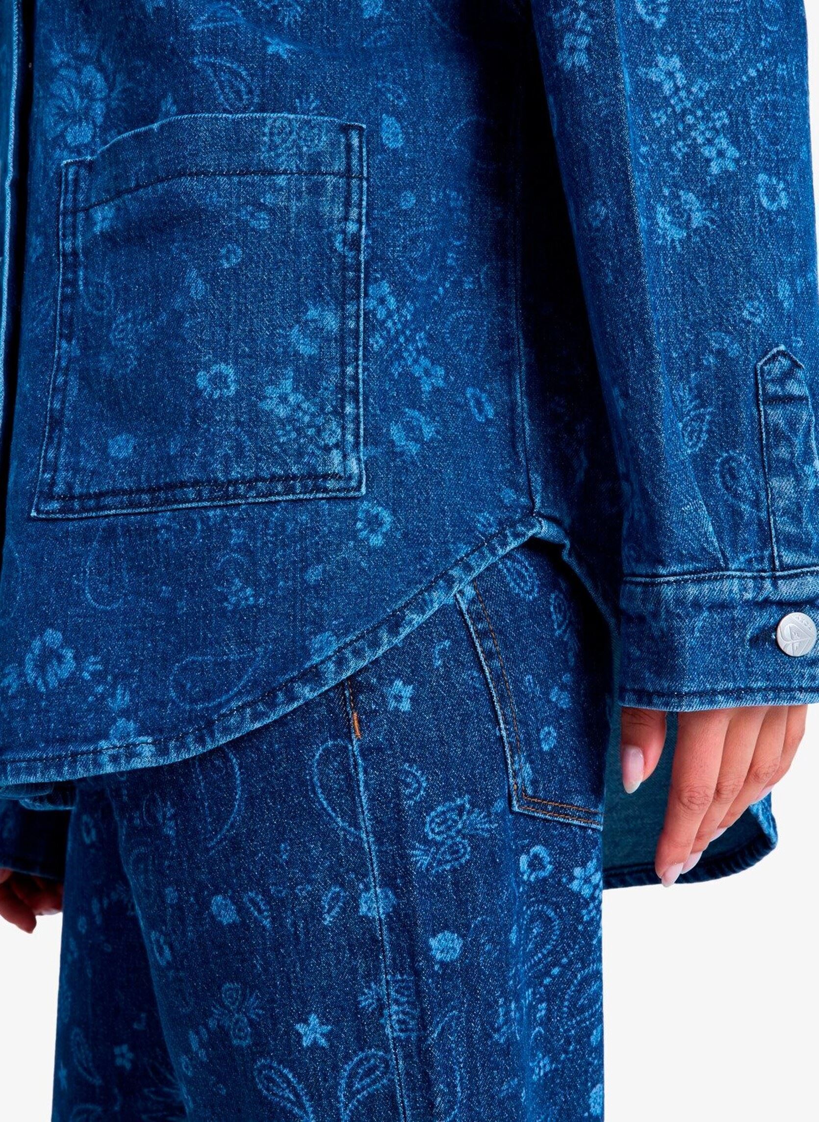 Chemises manches longues Kick Back Washed Denim femme bleu Roxy Chemises manches longues Kick Back Washed Denim femme bleu OCEAN BLUE