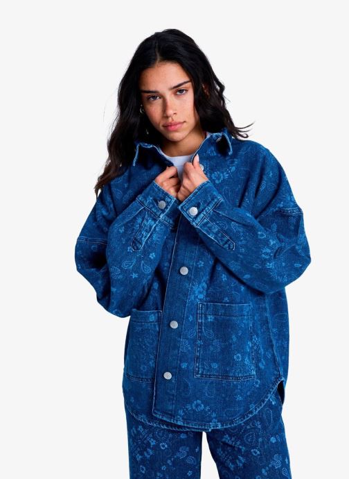 Roxy Chemises manches longues Kick Back Washed Denim femme bleu