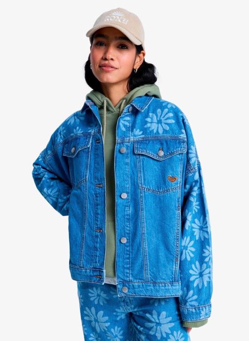 Roxy Vestes en jean Salty Horizon femme bleu