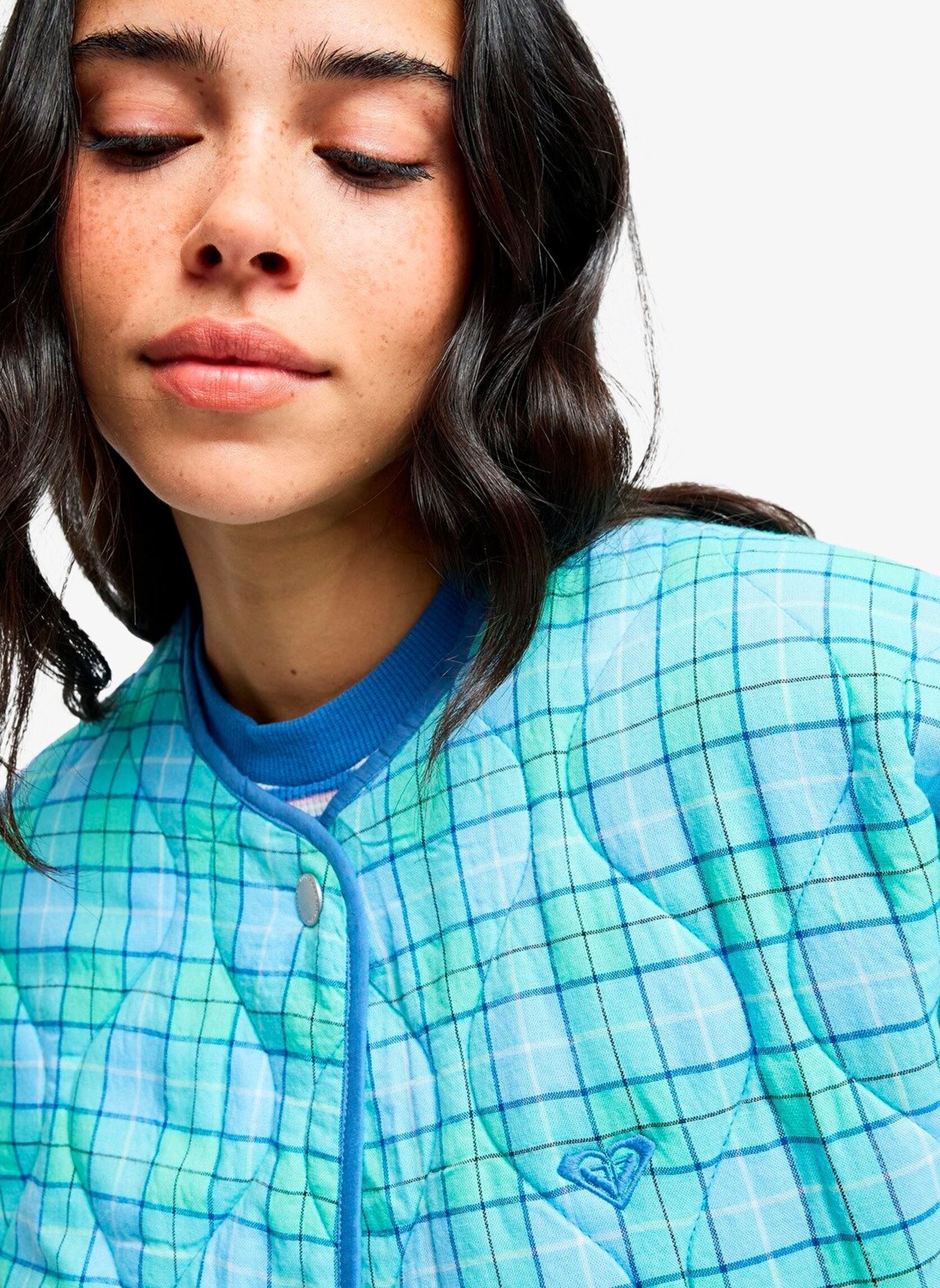 Vestes Seaside Resort femme bleu Roxy Vestes Seaside Resort femme bleu AIRY BLUE AS IF PLAID
