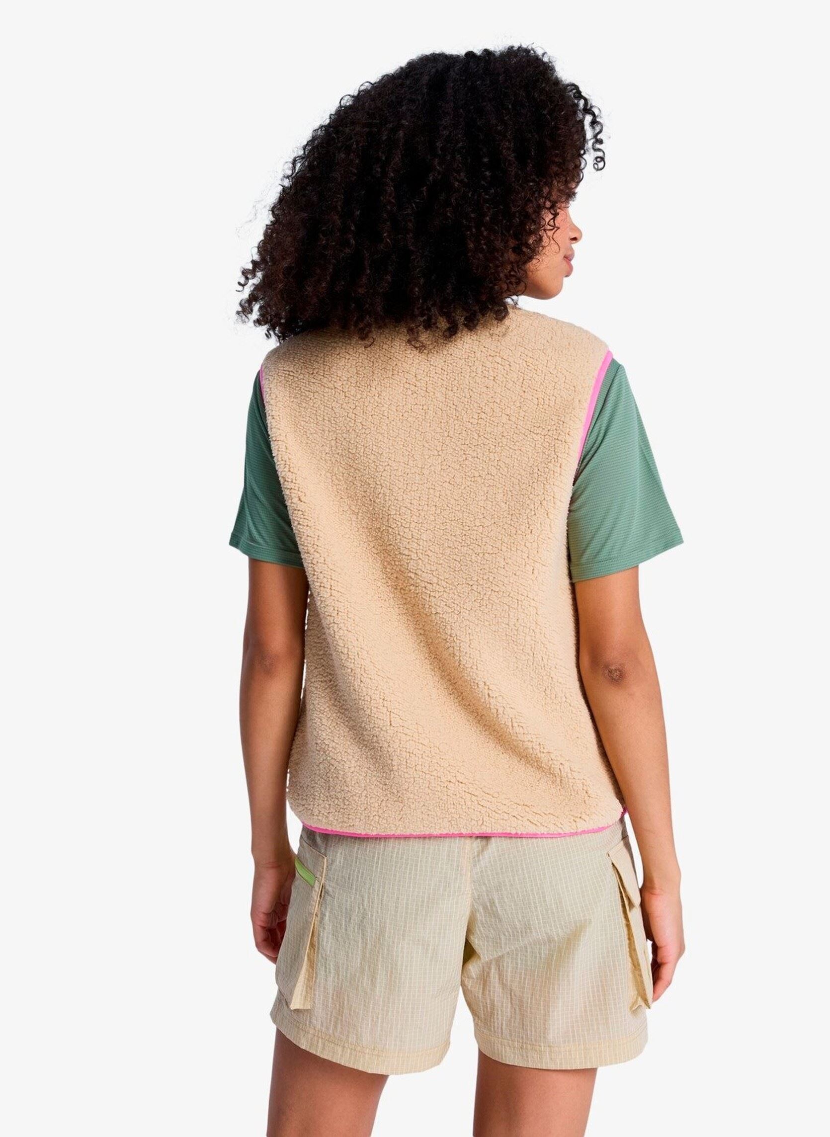 Vestes polaires Boundless Spirit Easy Vest femme beige Roxy Vestes polaires Boundless Spirit Easy Vest femme beige PEBBLE