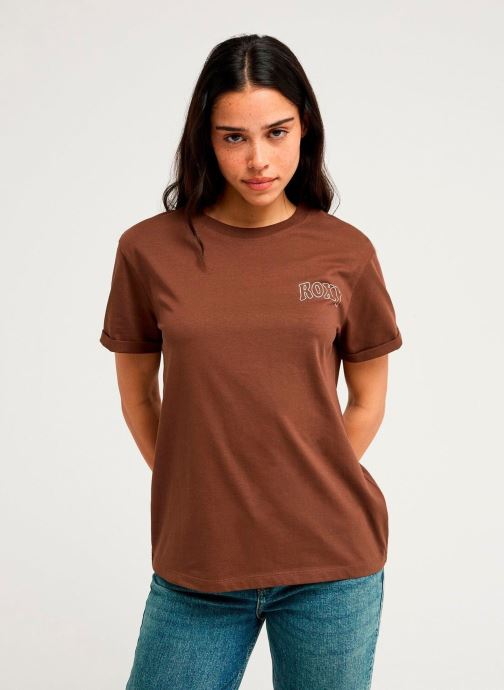 Roxy Tee-shirts Oceanregular Fb femme marron