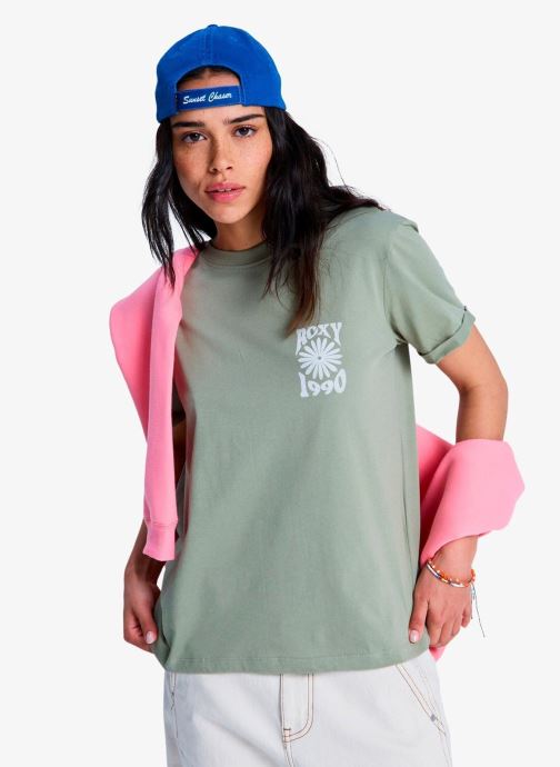 Roxy Tee-shirts manches courtes Oceanregular Fb femme vert