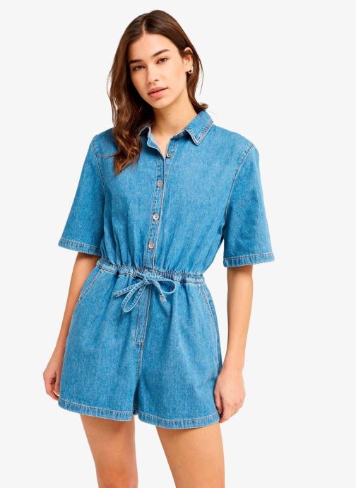 Roxy Kurze Jumpsuits Real Tomorrow Denim damen blau