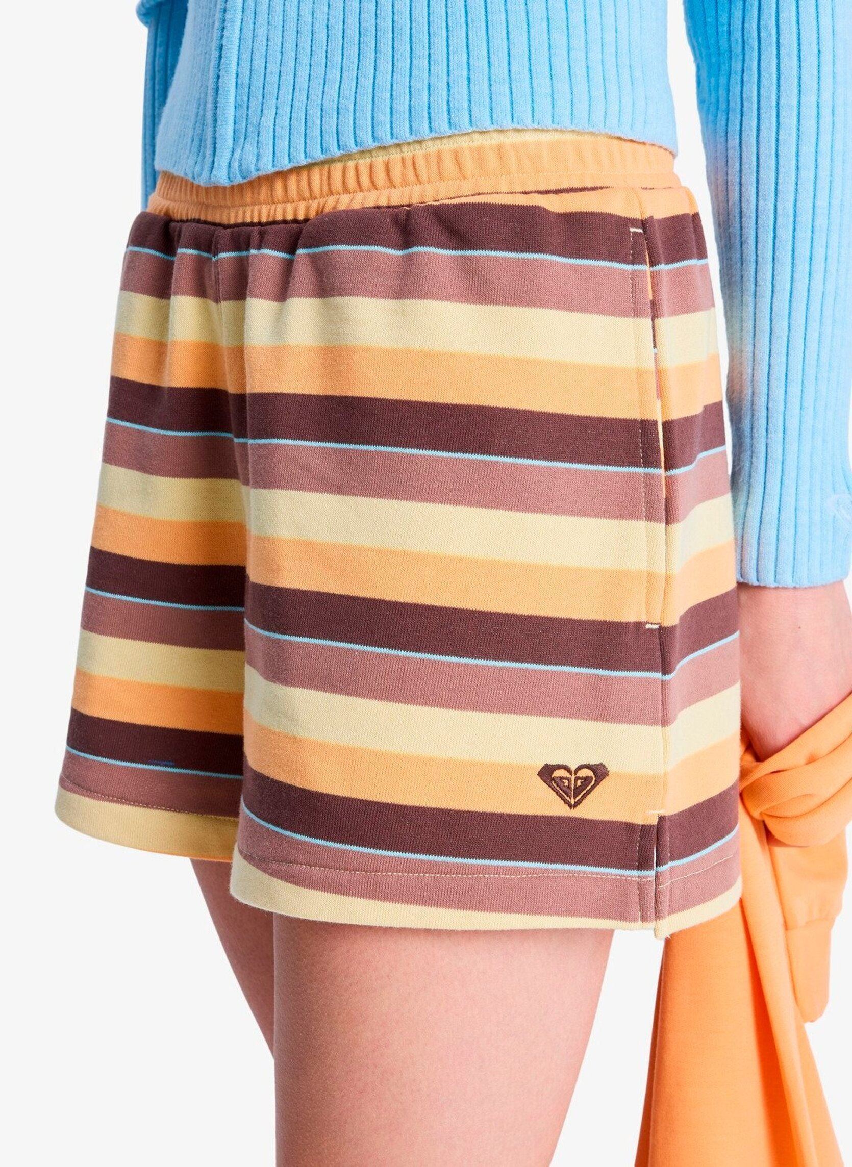 Shorts Perfect Stripe Short femme multicolore Roxy Shorts Perfect Stripe Short femme multicolore French Roast Hey Day Stripe