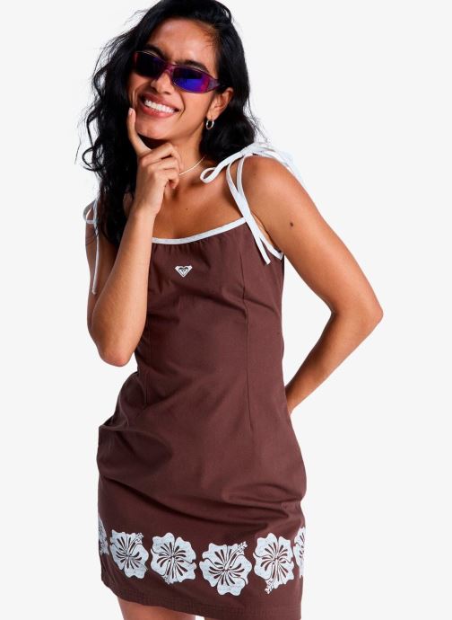 Roxy Jurken New Nostalgia Solid dames bruin