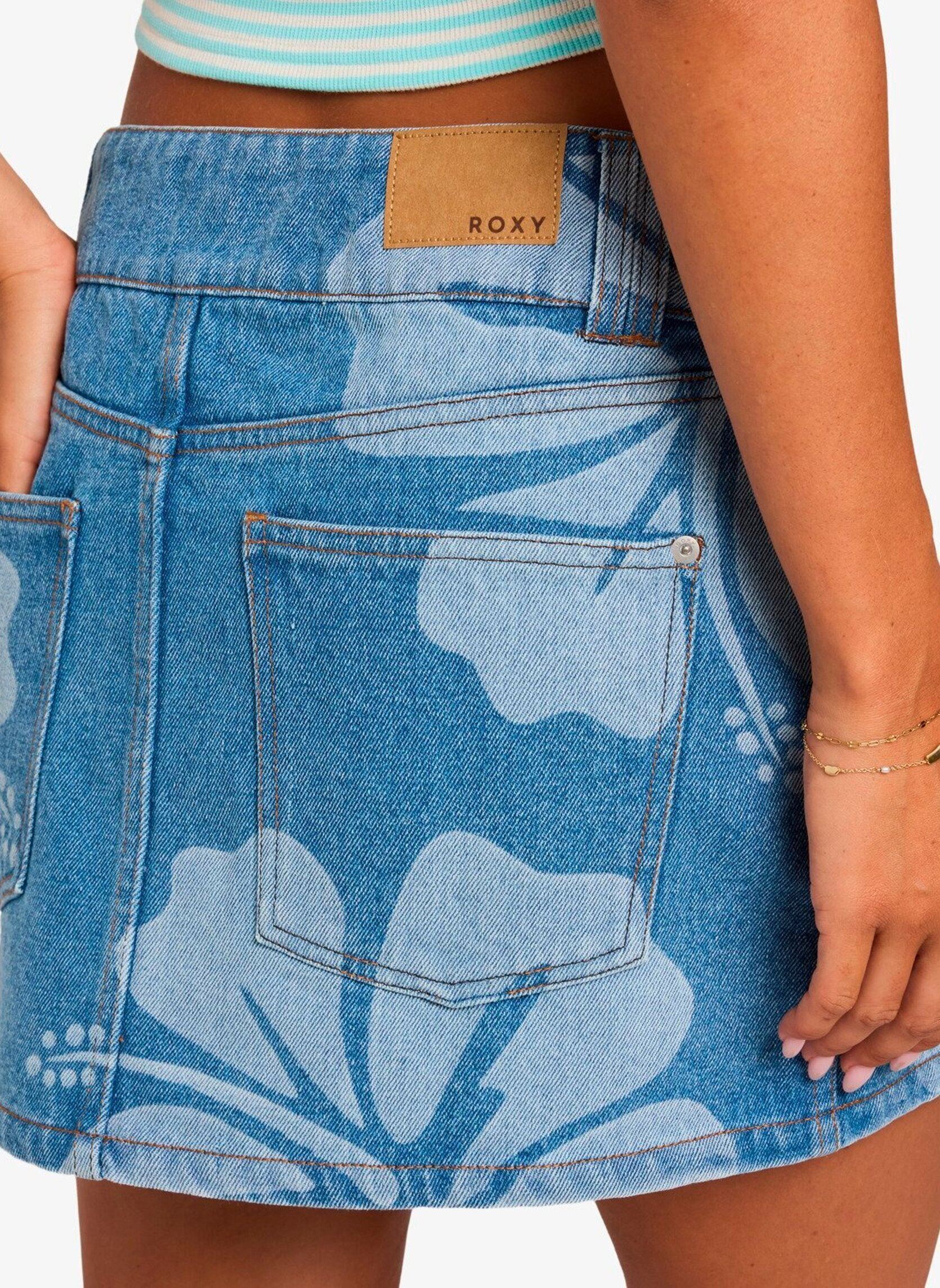 Kurze Röcke Stunning Spirit Denim damen blau Roxy Kurze Röcke Stunning Spirit Denim damen blau Surf Wash