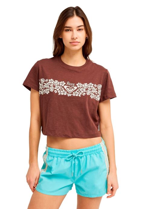 Roxy Tee-shirts Endless Weekends Tee femme marron