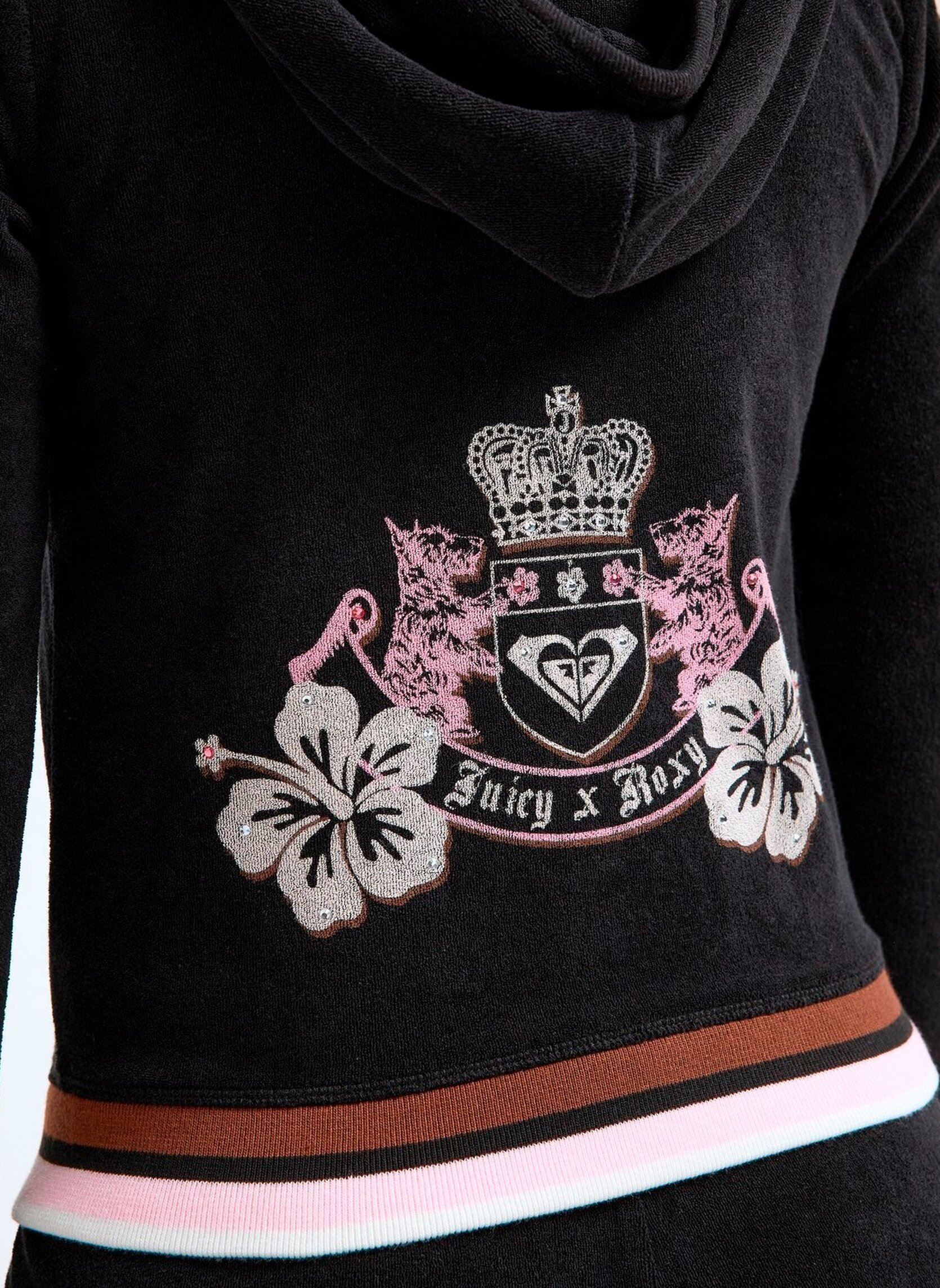 Sweaters met rits Rxjc Fitted Hoodie dames zwart Roxy Sweaters met rits Rxjc Fitted Hoodie dames zwart Anthracite