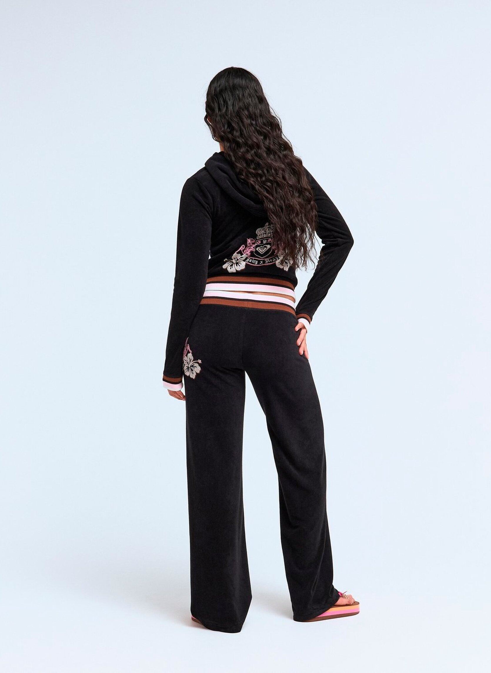 Wijde broeken Rxjc Og Straight Pants dames zwart Roxy Wijde broeken Rxjc Og Straight Pants dames zwart Anthracite