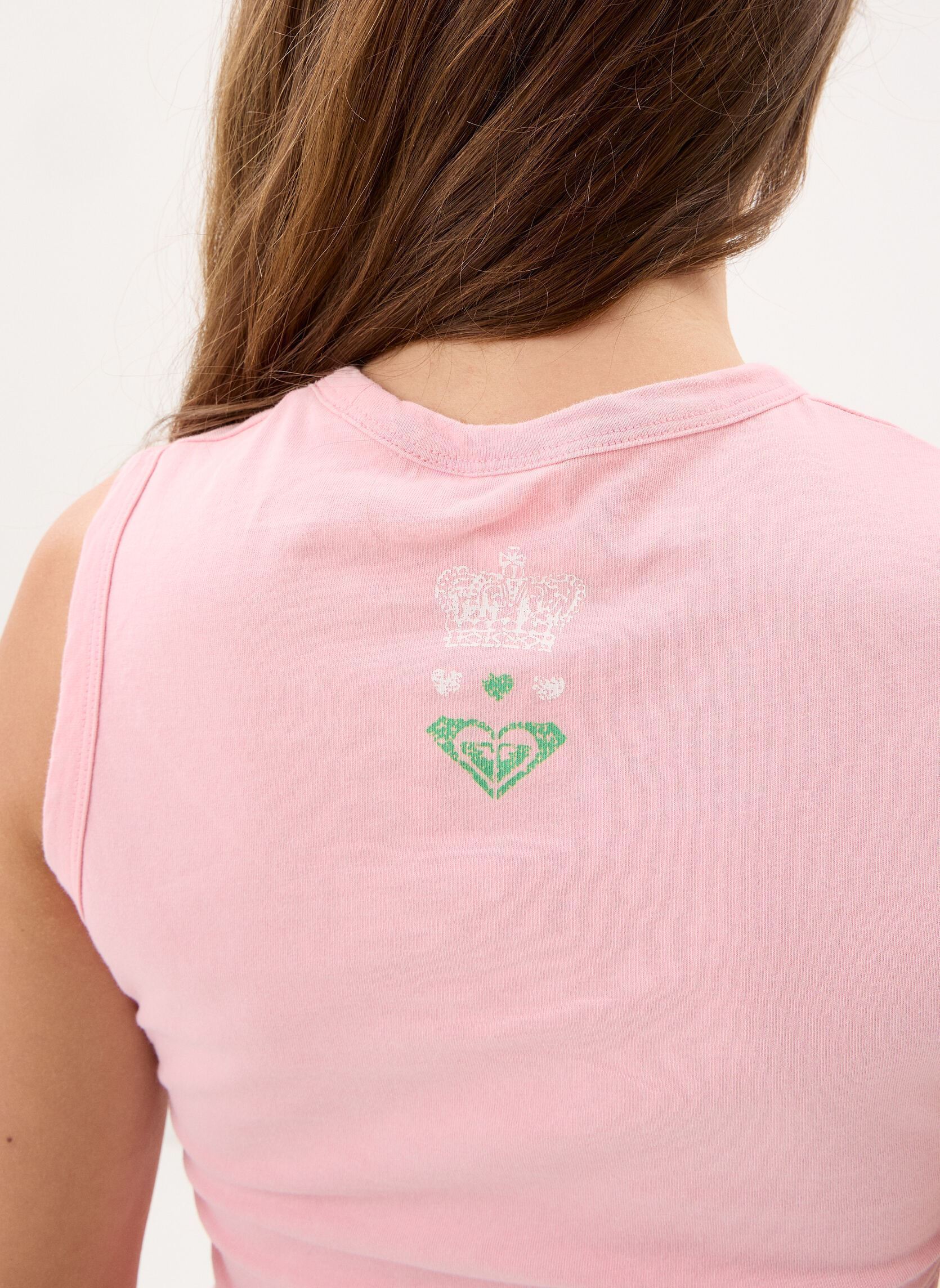 Débardeurs Rxjc Crest Tank femme rose Roxy Débardeurs Rxjc Crest Tank femme rose Candy pink