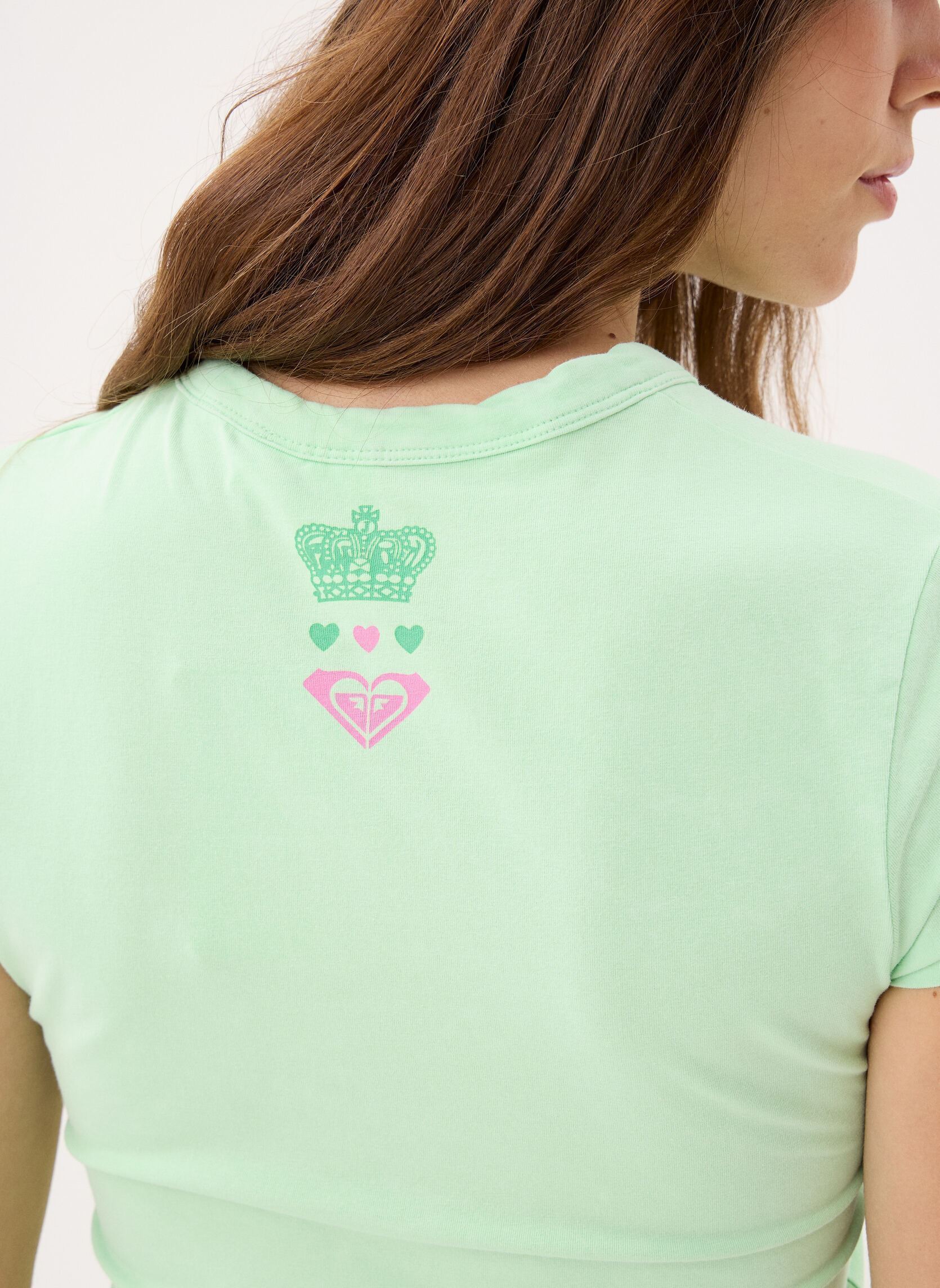 T-Shirts Rxjc Juicy Rox Baby Tee damen grün Roxy T-Shirts Rxjc Juicy Rox Baby Tee damen grün Green Ash
