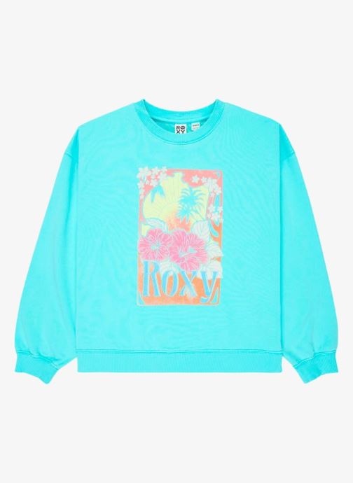 Roxy Kapuzenpullover Lineup Crew Rg Terry mädchen blau