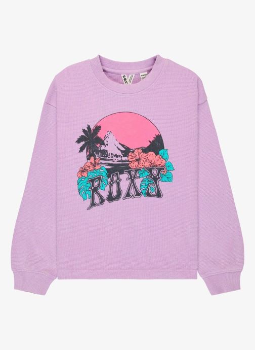 Roxy Langarm-T-Shirts Eastside Midweight Rg mädchen violett