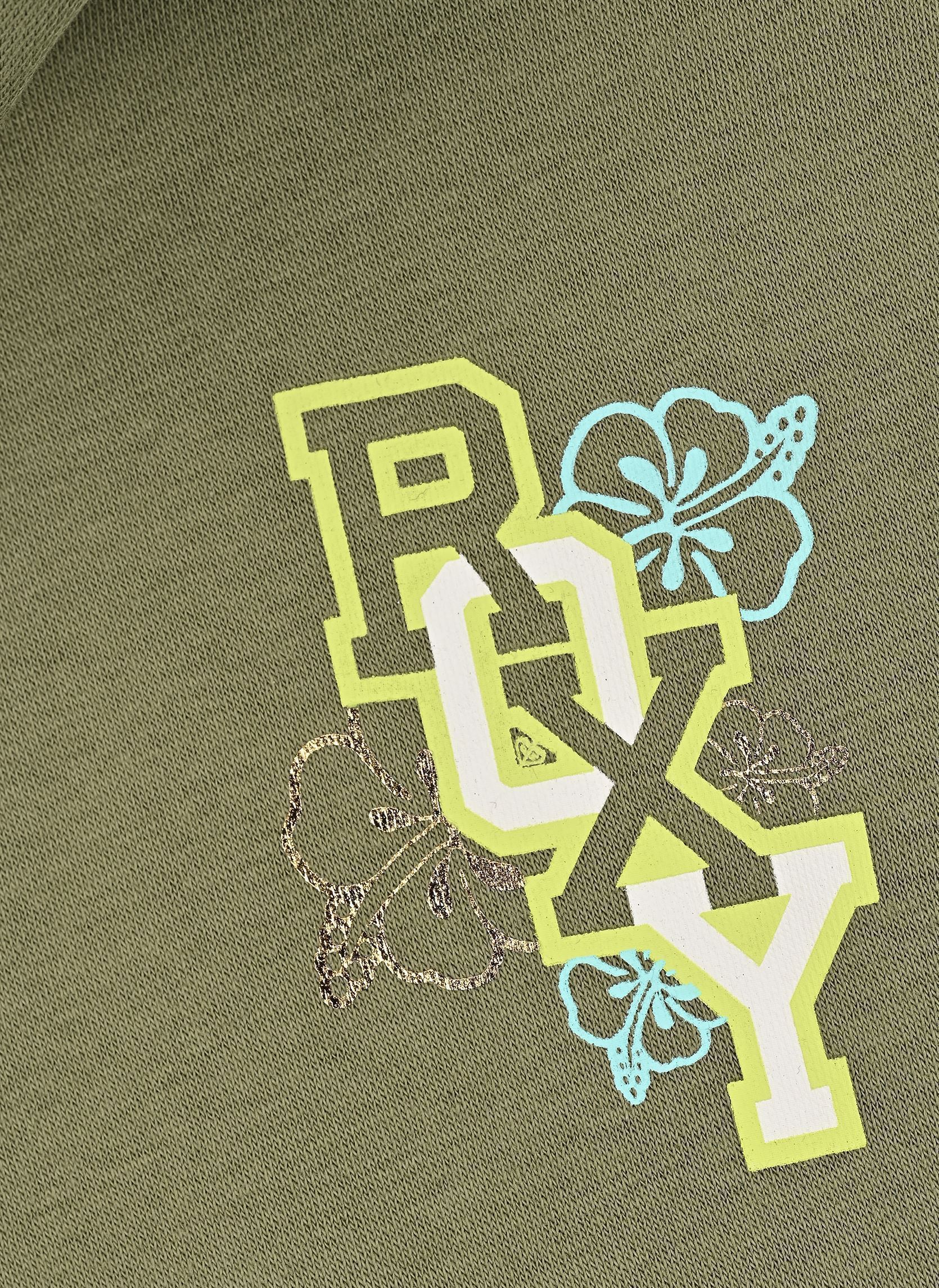 Sweaters met rits Midnight Hike Bruhsed Rg meisjes groen Roxy Sweaters met rits Midnight Hike Bruhsed Rg meisjes groen OIL GREEN