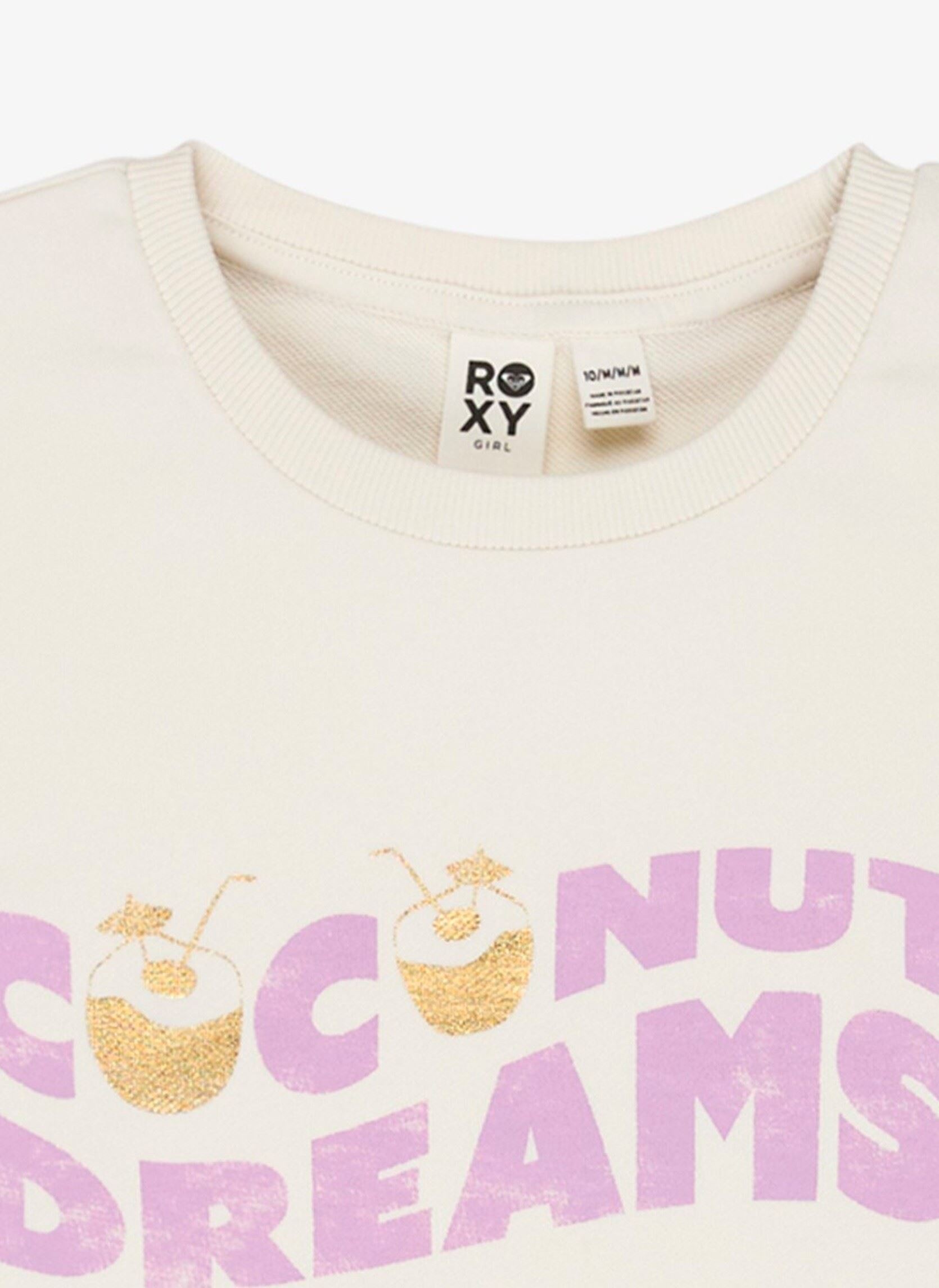 Sweats à capuche Morning Hike Terry Rg fille blanc Roxy Sweats à capuche Morning Hike Terry Rg fille blanc COCONUT MILK