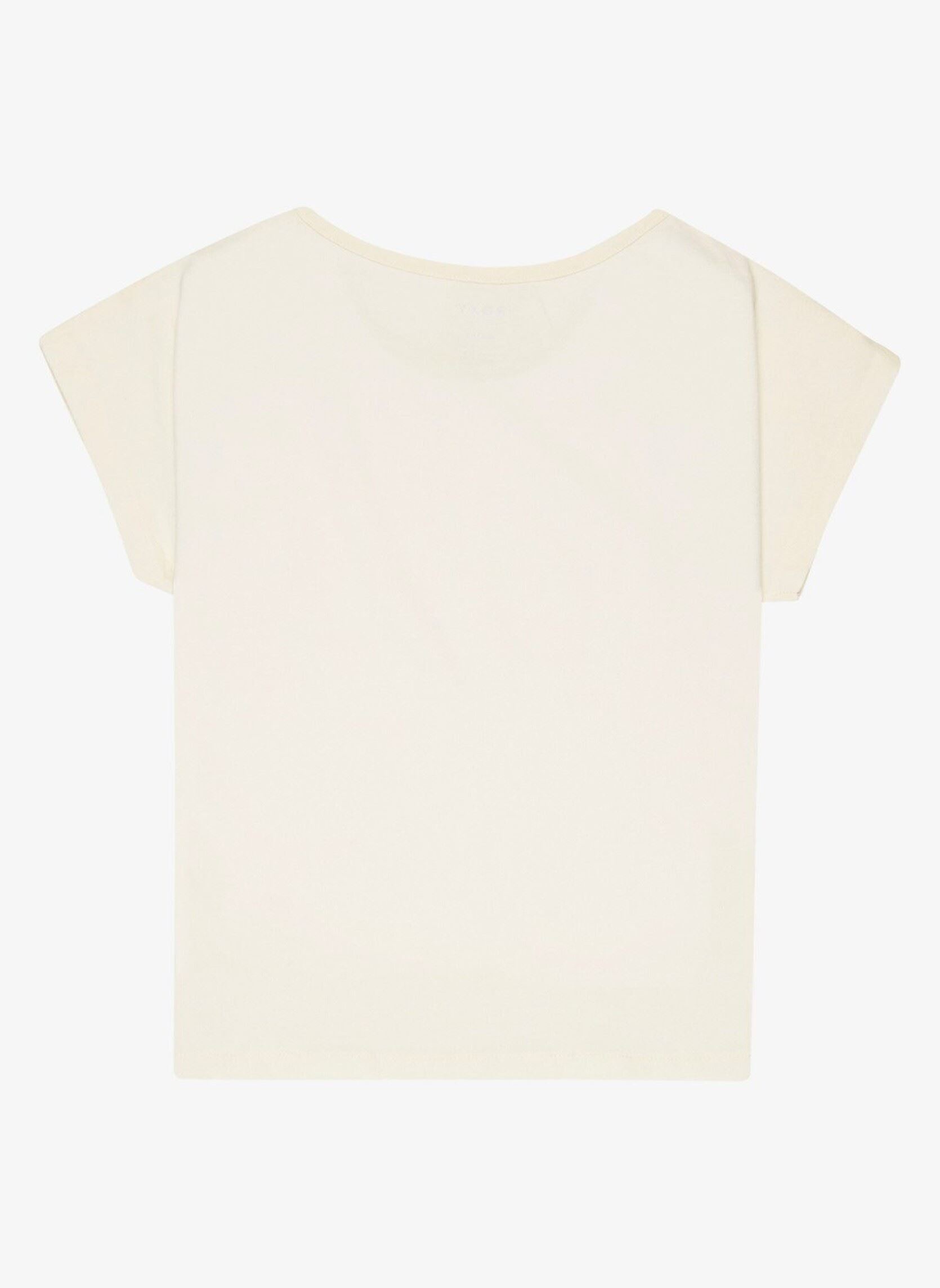 Tee-shirts manches courtes Pura Playa fille beige Roxy Tee-shirts manches courtes Pura Playa fille beige COCONUT MILK