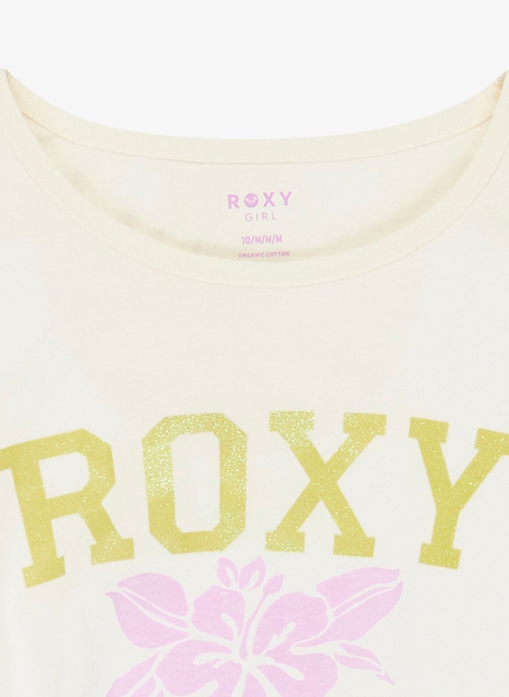 Tee-shirts manches courtes Pura Playa fille beige Roxy Tee-shirts manches courtes Pura Playa fille beige COCONUT MILK