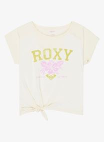 Tee-shirts manches courtes Pura Playa fille beige