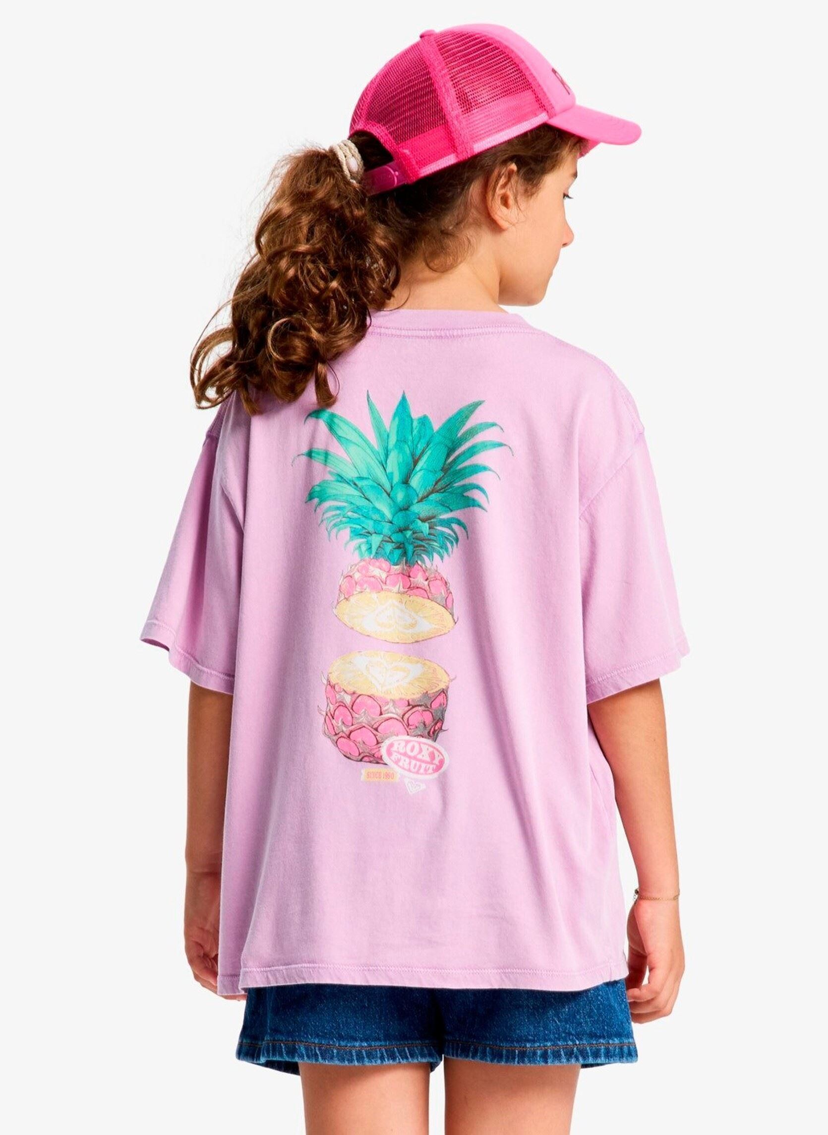 Tee-shirts manches courtes Eveoversize Washed fille violet Roxy Tee-shirts manches courtes Eveoversize Washed fille violet CROCUS PETAL