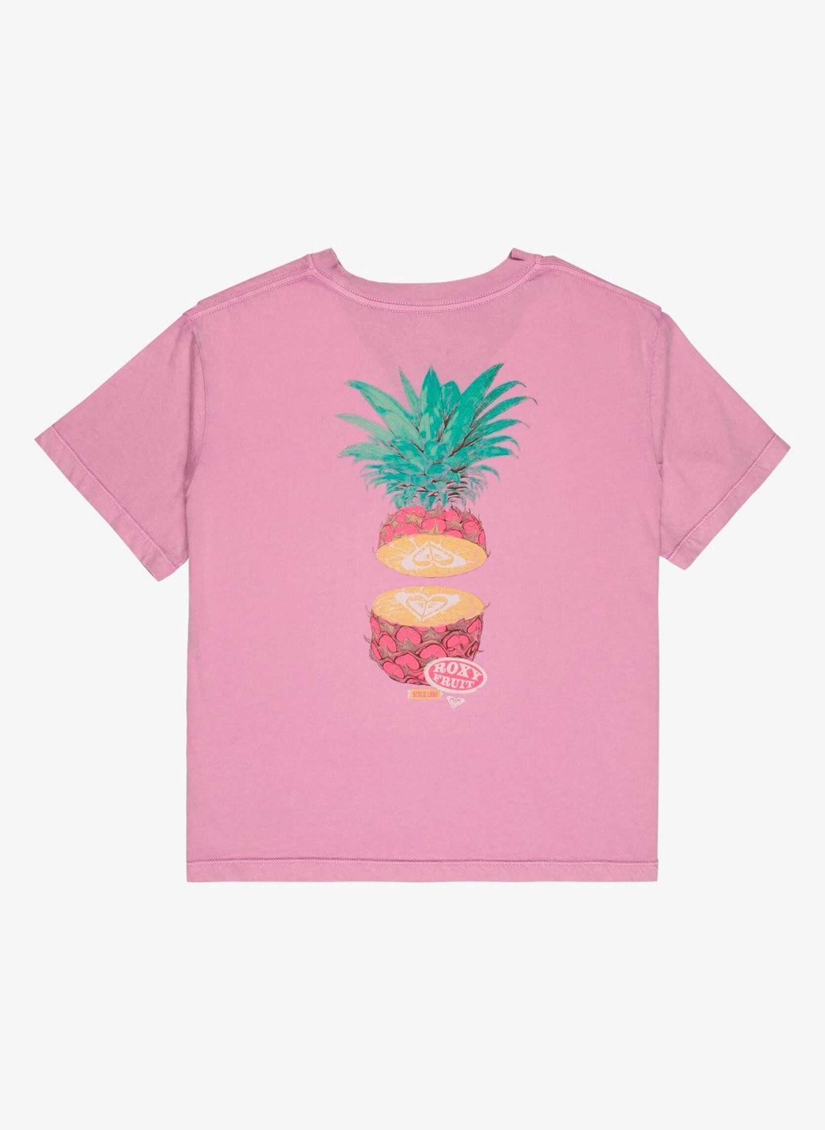 Tee-shirts manches courtes Eveoversize Washed fille violet Roxy Tee-shirts manches courtes Eveoversize Washed fille violet CROCUS PETAL