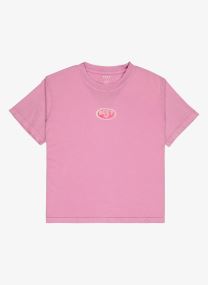 Tee-shirts manches courtes Eveoversize Washed fille bleu