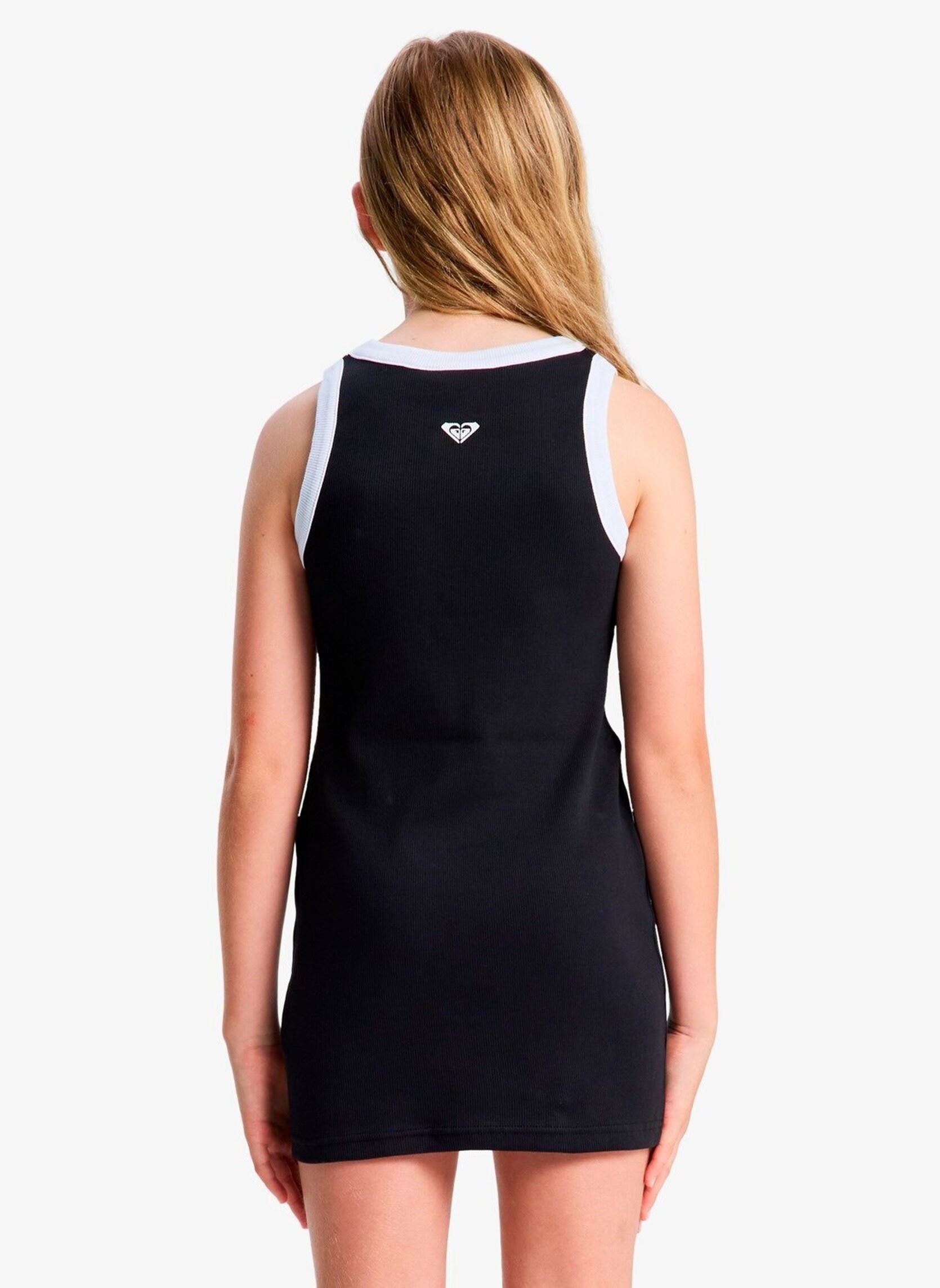 Robes Iconic Days Dress Rg fille noir Roxy Robes Iconic Days Dress Rg fille noir ANTHRACITE