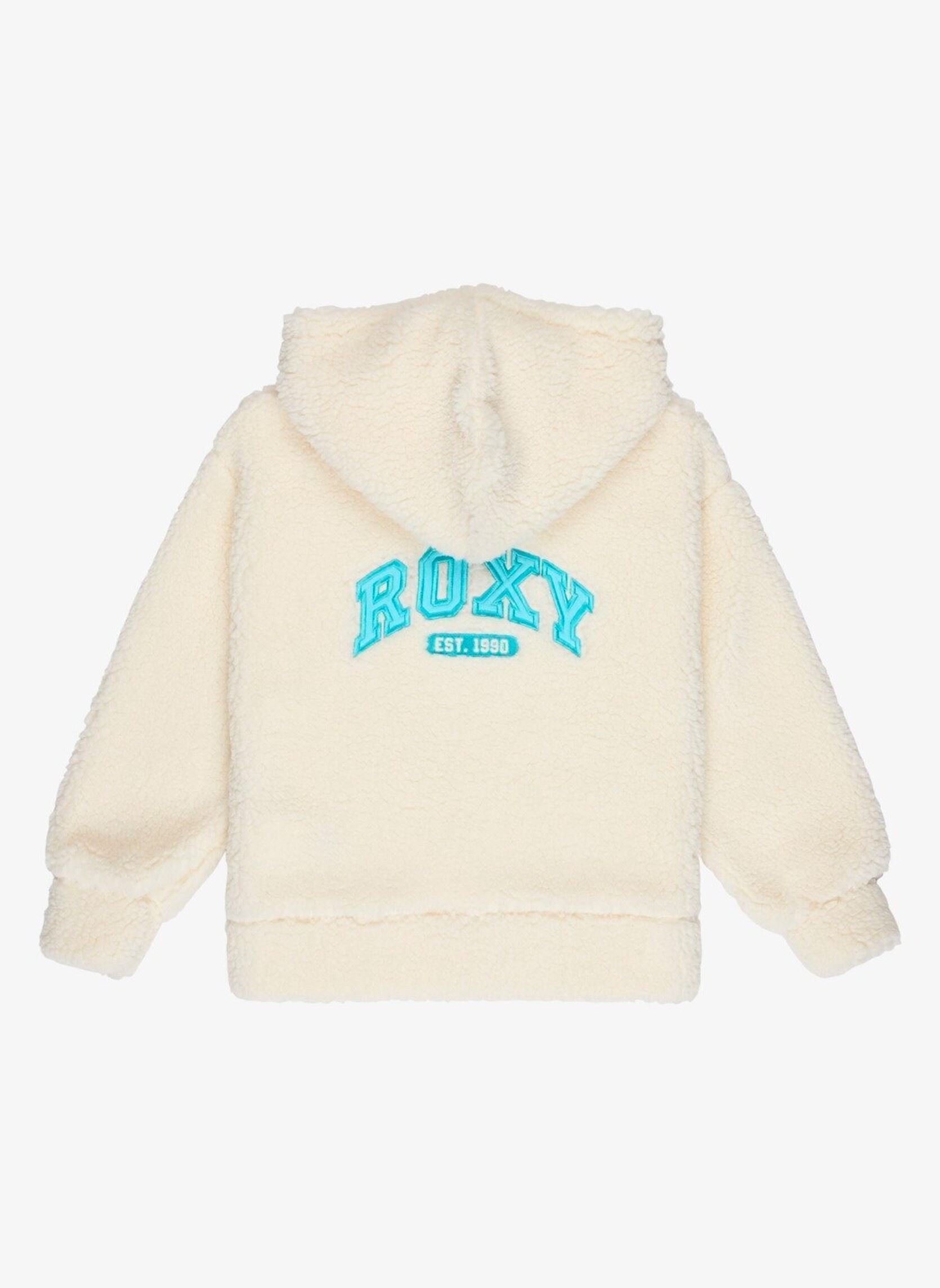 Fleece-Jacken Back To Full Zipped mädchen weiß Roxy Fleece-Jacken Back To Full Zipped mädchen weiß COCONUT MILK