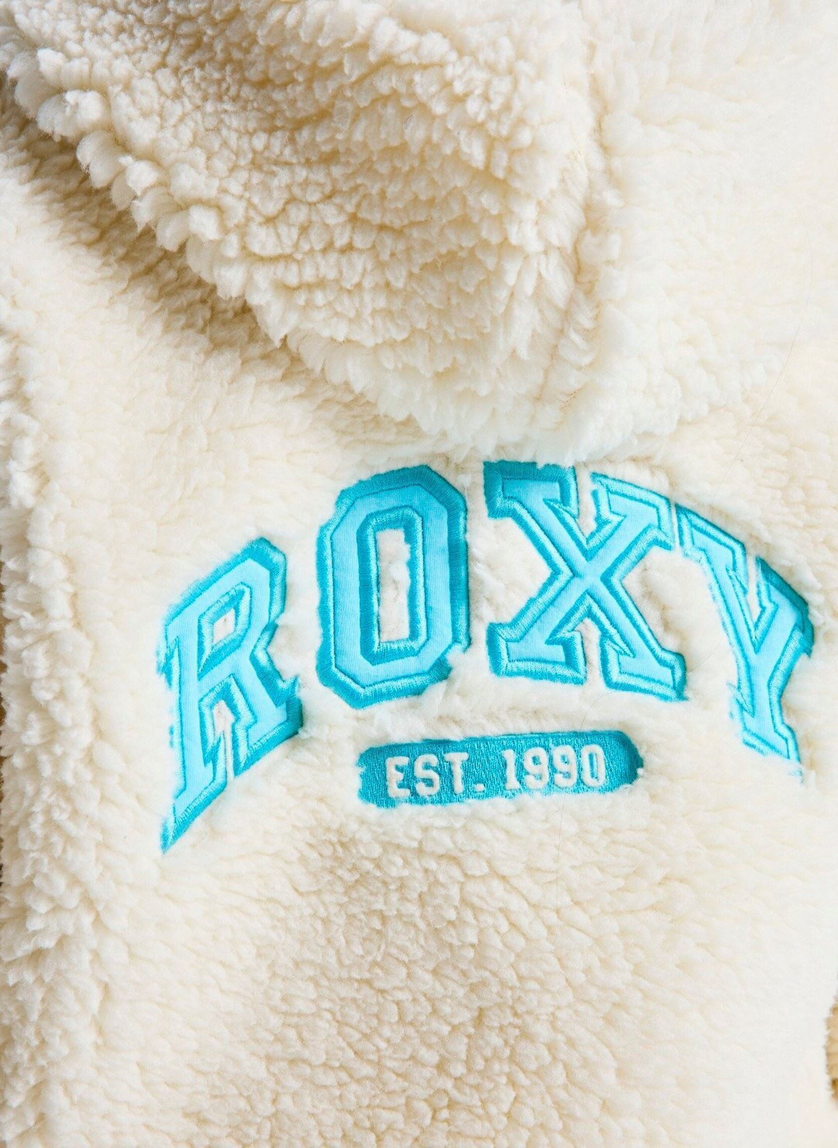 Fleece-Jacken Back To Full Zipped mädchen weiß Roxy Fleece-Jacken Back To Full Zipped mädchen weiß COCONUT MILK