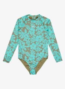 Langarm-T-Shirts Roxy Spirit Onesie mädchen blau Roxy Langarm-T-Shirts Roxy Spirit Onesie mädchen blau Oil Green The Mo Mini Rg