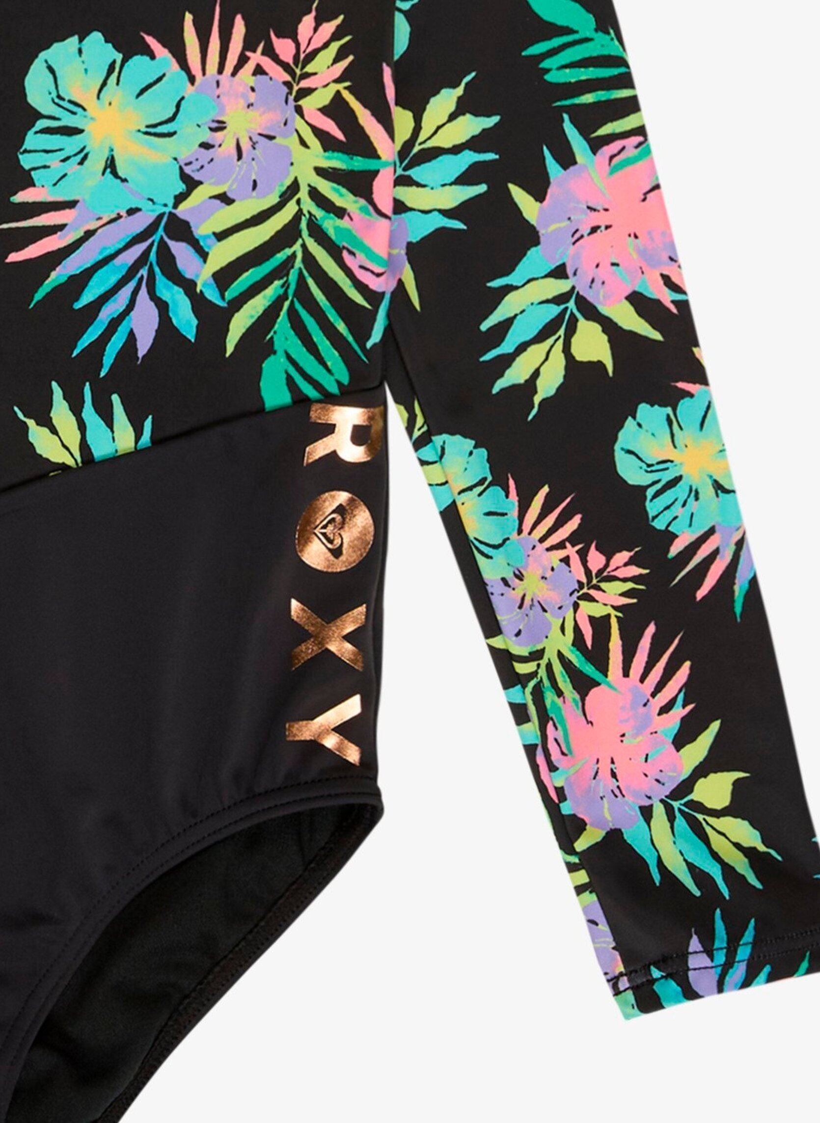 Tee-shirts manches longues Roxy Active Rg Onesie fille multicolore Roxy Tee-shirts manches longues Roxy Active Rg Onesie fille multicolore Anthracite Aquarella Active Rg