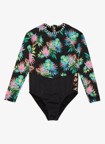 Tee-shirts manches longues Roxy Active Rg Onesie fille multicolore