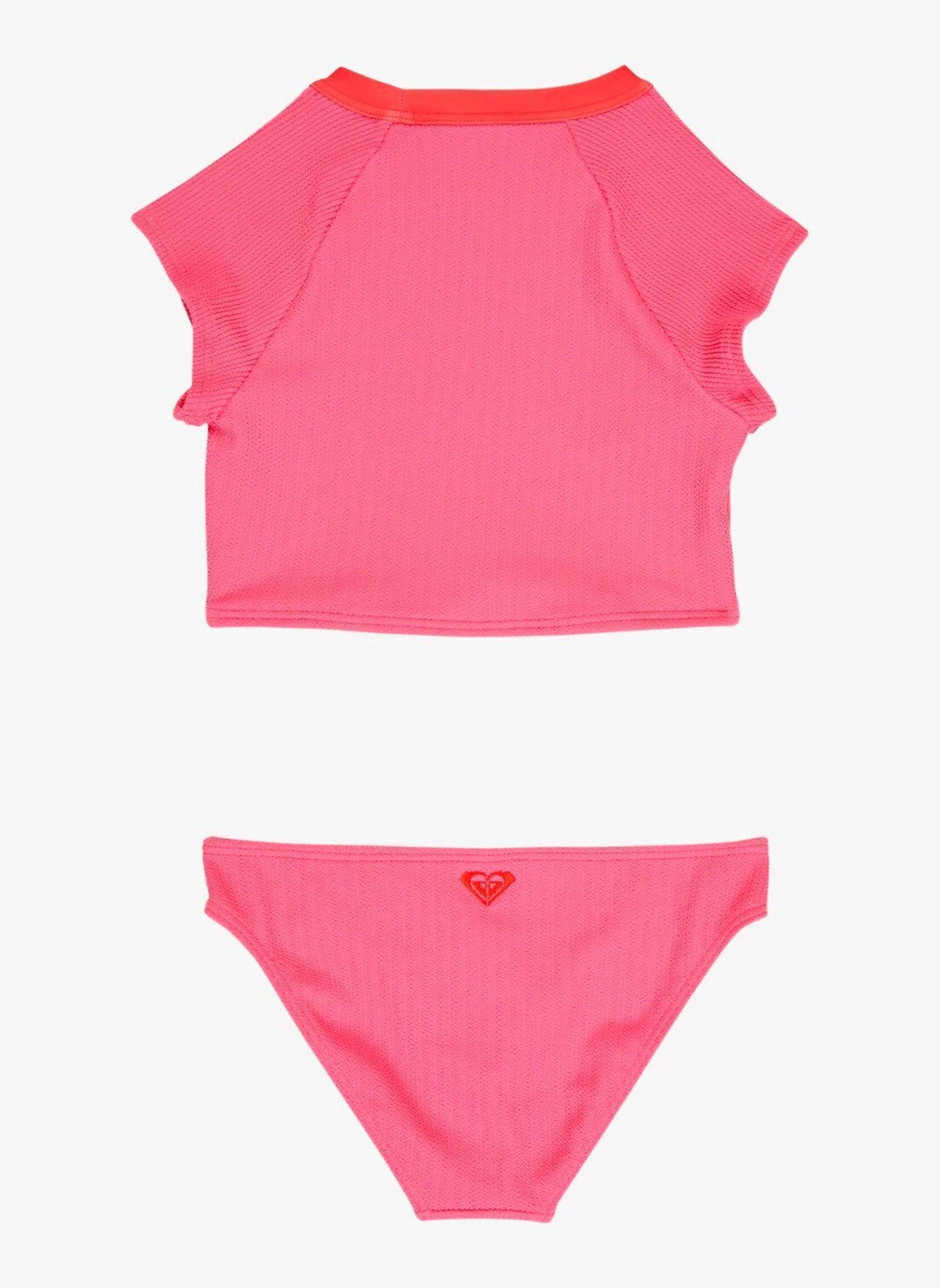 Zweiteiler Aruba Crop Lycra Set mädchen rosa Roxy Zweiteiler Aruba Crop Lycra Set mädchen rosa SANGRIA SUNSET