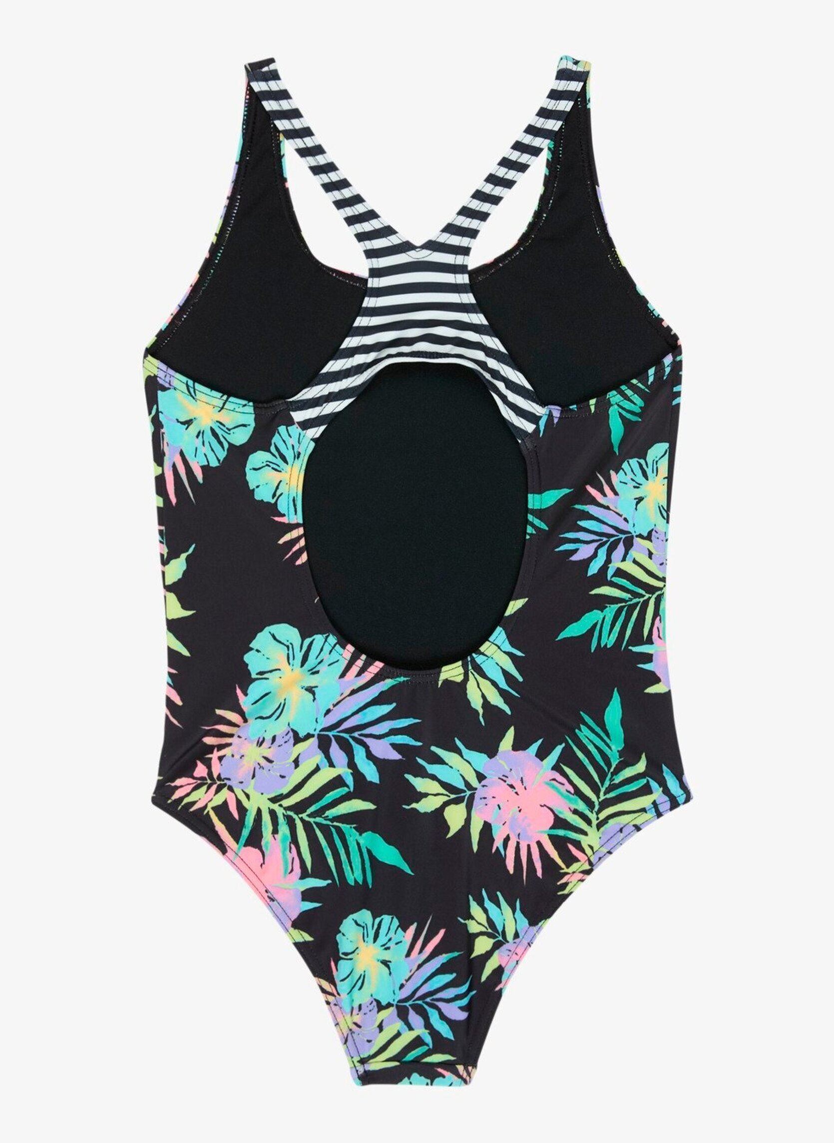Einteiler Roxy Active Rg One Piece mädchen mehrfarbig Roxy Einteiler Roxy Active Rg One Piece mädchen mehrfarbig Anthracite Aquarella Active Rg