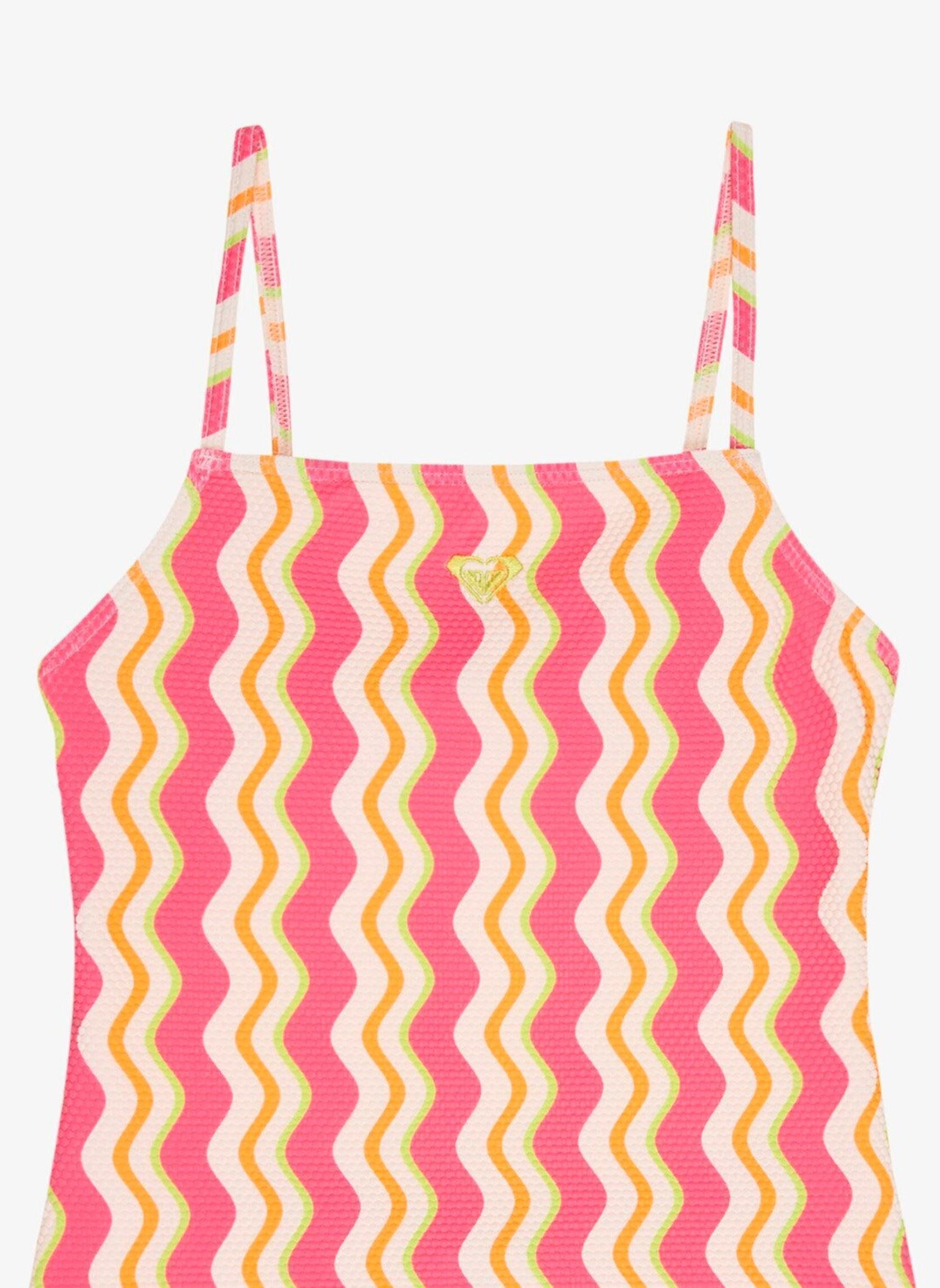 Einteiler Bold Waves One Piece mädchen mehrfarbig Roxy Einteiler Bold Waves One Piece mädchen mehrfarbig Papaya Bold Waves