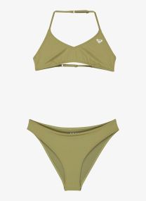 2 pièces Solid Active Rg Tri Bra Set fille vert