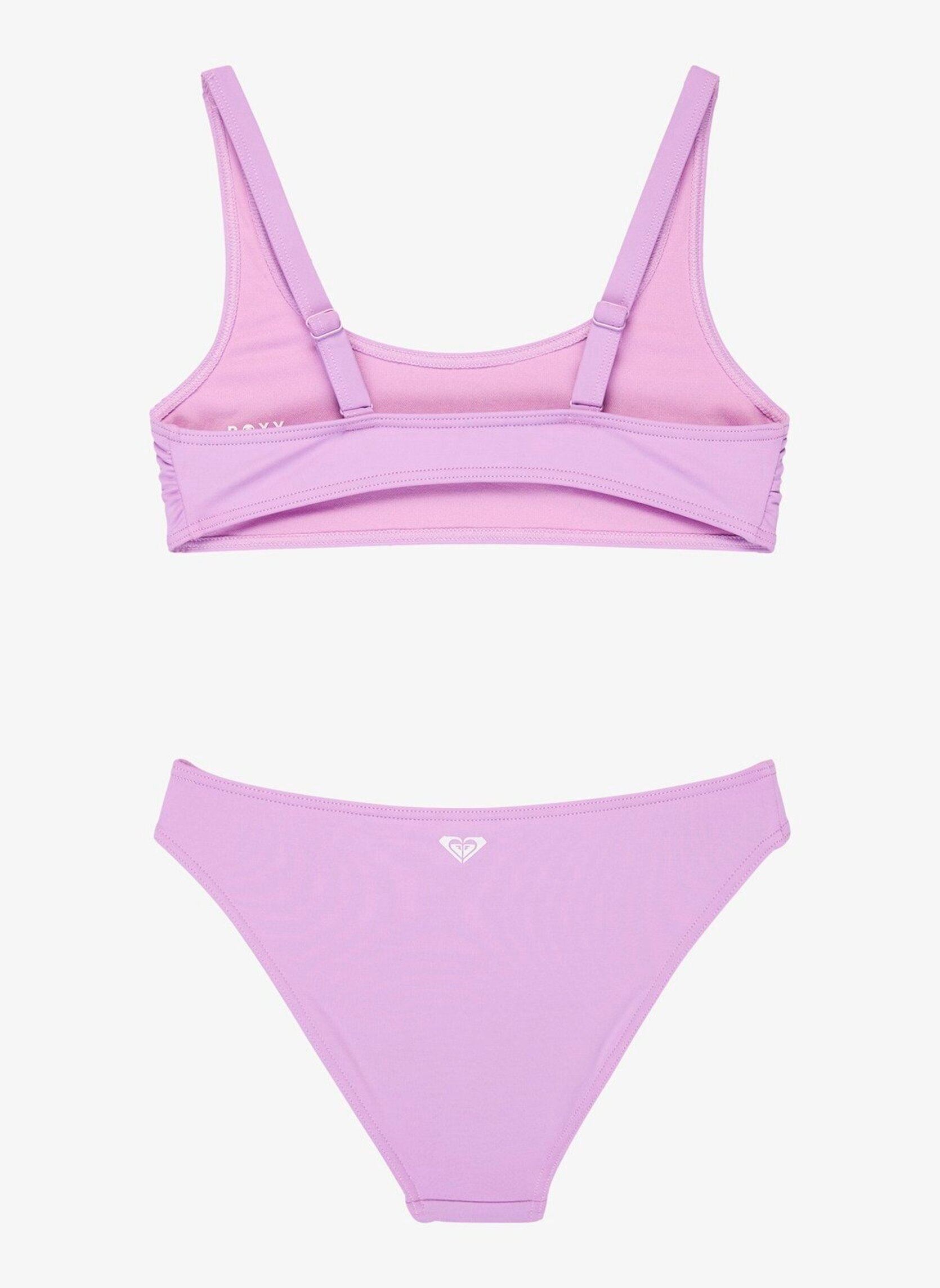 Zweiteiler Solid Active Rg Bralette Set mädchen violett Roxy Zweiteiler Solid Active Rg Bralette Set mädchen violett Crocus Petal