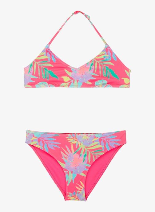 Roxy Bikini Aquarella Tri Bra Set meisjes roze