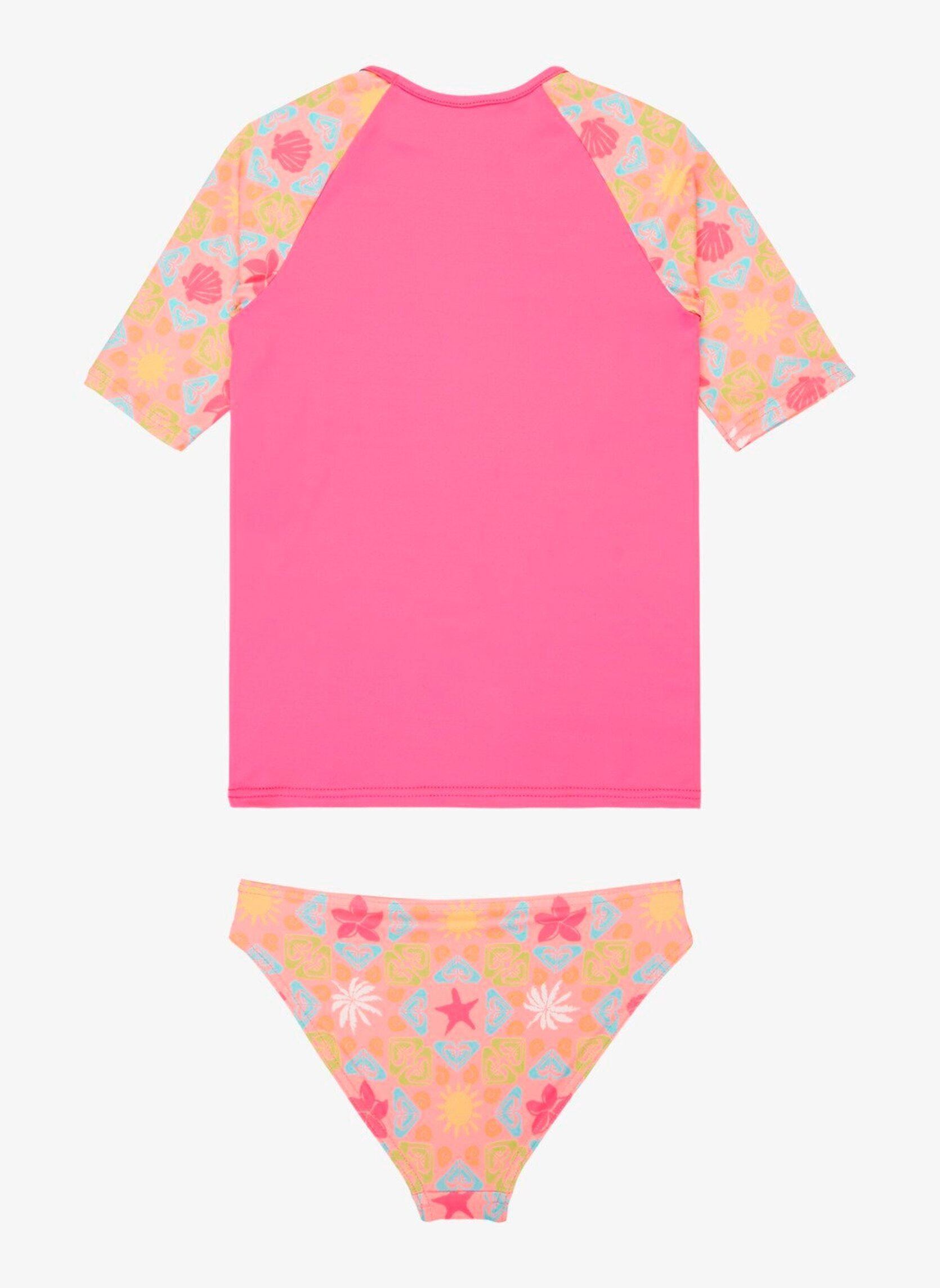 T-Shirts Check Tw Ss Lycra Set mädchen rosa Roxy T-Shirts Check Tw Ss Lycra Set mädchen rosa Plumeria Hippie Hour Diagonal