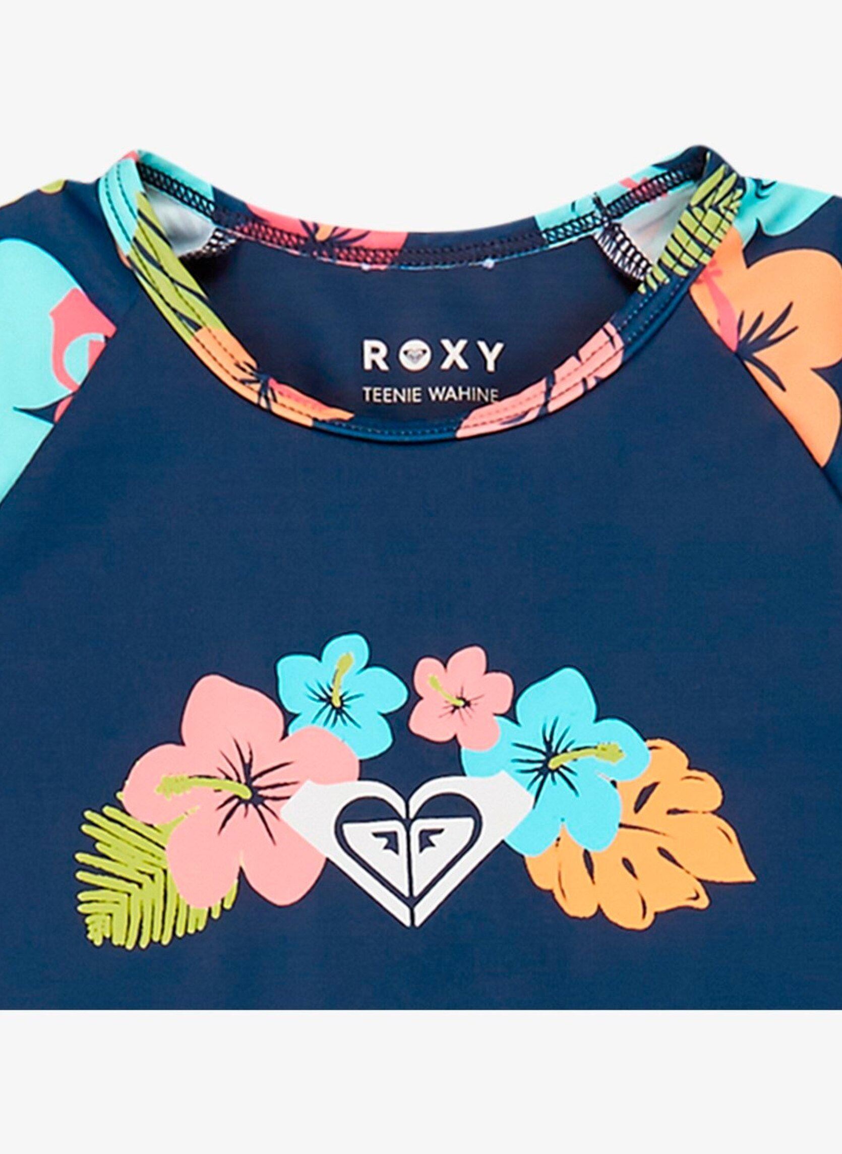 Tee-shirts manches longues Morning Flower Lycra Set fille bleu Roxy Tee-shirts manches longues Morning Flower Lycra Set fille bleu Mood Indigo Morning Flowers Tw