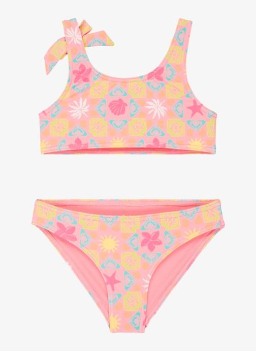 Roxy Zweiteiler Check Tw Bralette St mädchen rosa