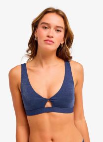 Sport-beha bikinitops Roxy Shine Elongated Bra dames blauw