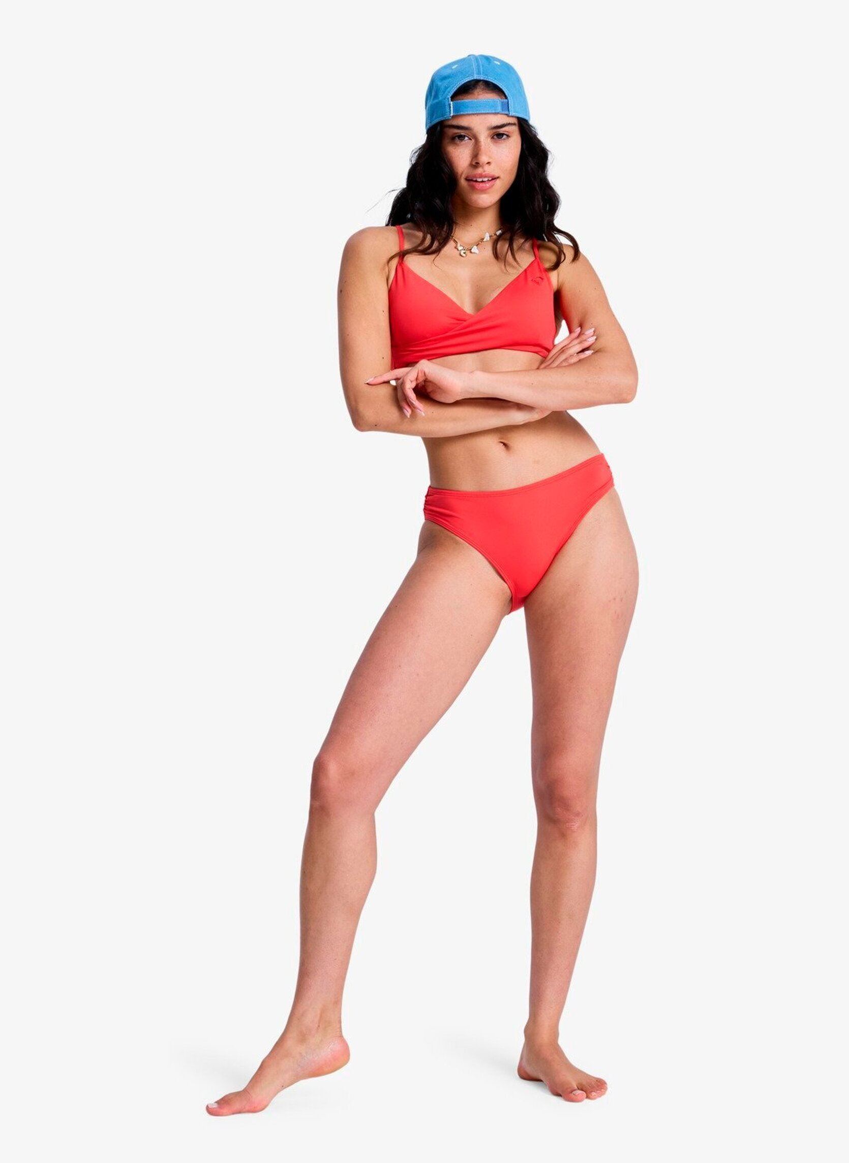 Sport-beha bikinitops Sd Essentials Wrap Bra dames rood Roxy Sport-beha bikinitops Sd Essentials Wrap Bra dames rood HIBISCUS