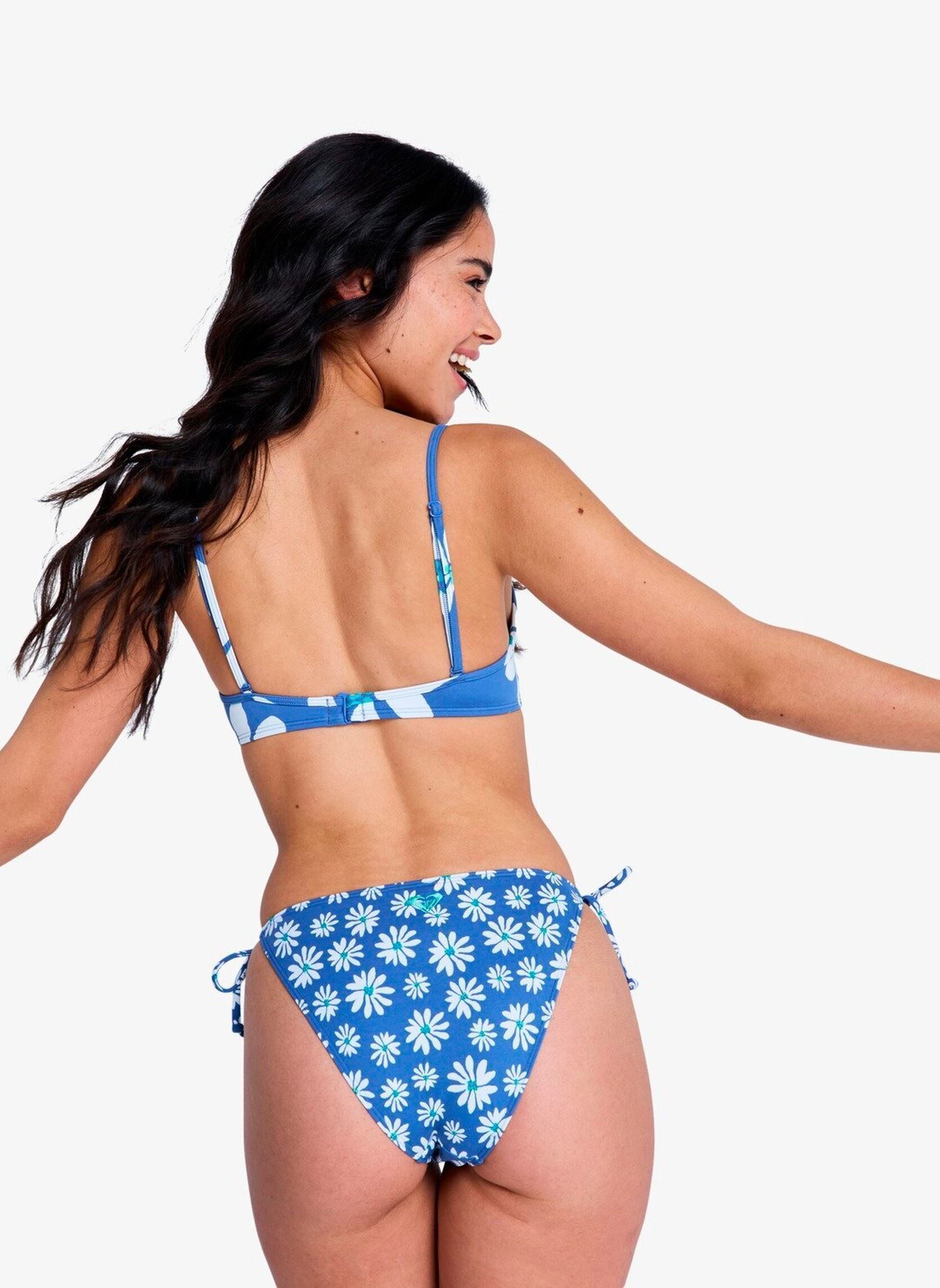 Sport-beha bikinitops Pt Essentials Wrap Bra dames blauw Roxy Sport-beha bikinitops Pt Essentials Wrap Bra dames blauw DUTCH BLUE FLOWER SOUL